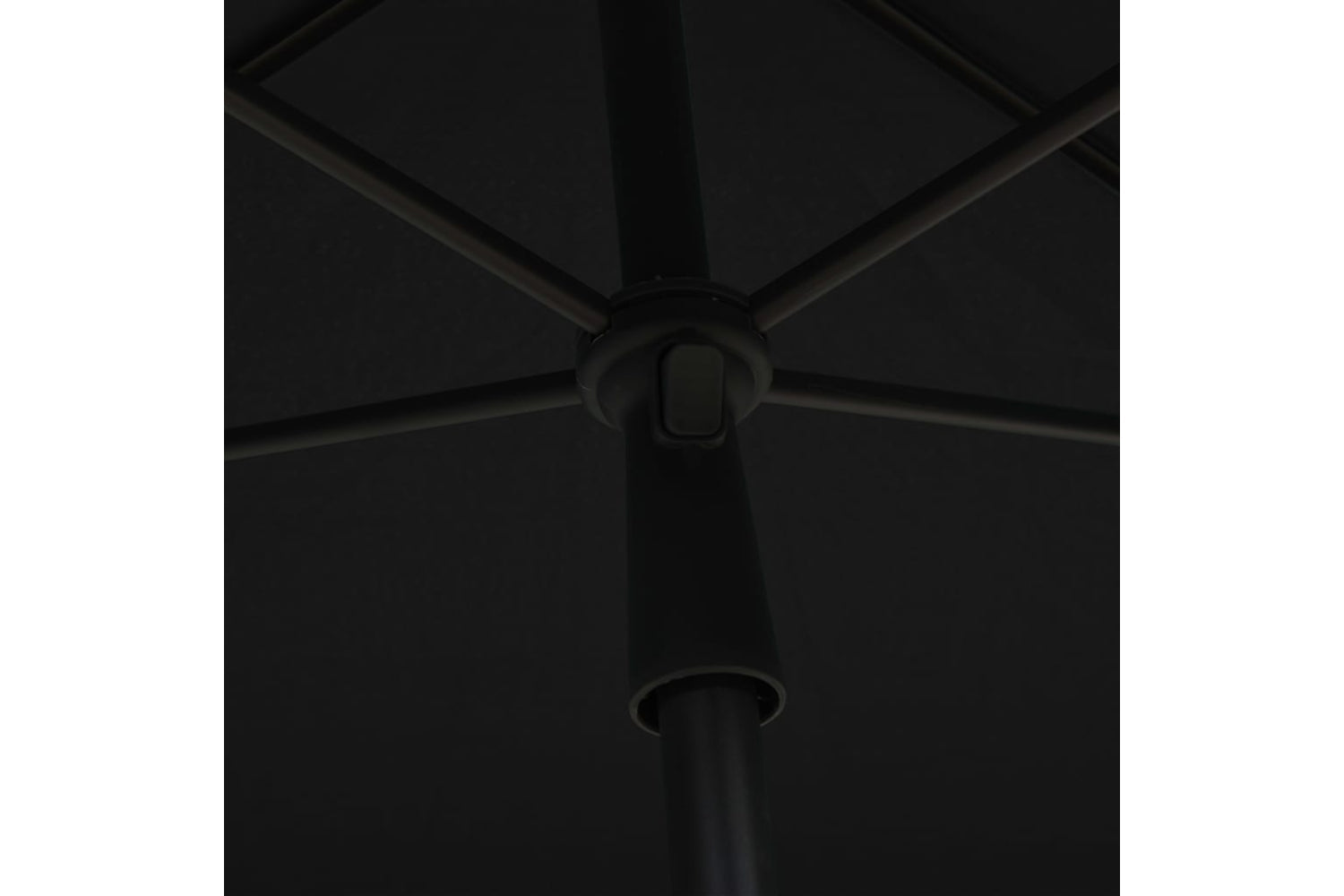 vidaXL 315549 Garden Parasol With Pole 210x140cm Black-5