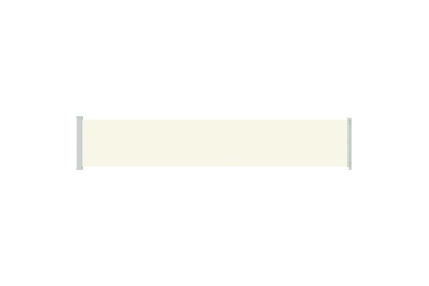 vidaXL 317947 Patio Retractable Side Awning 117x600cm Cream-3