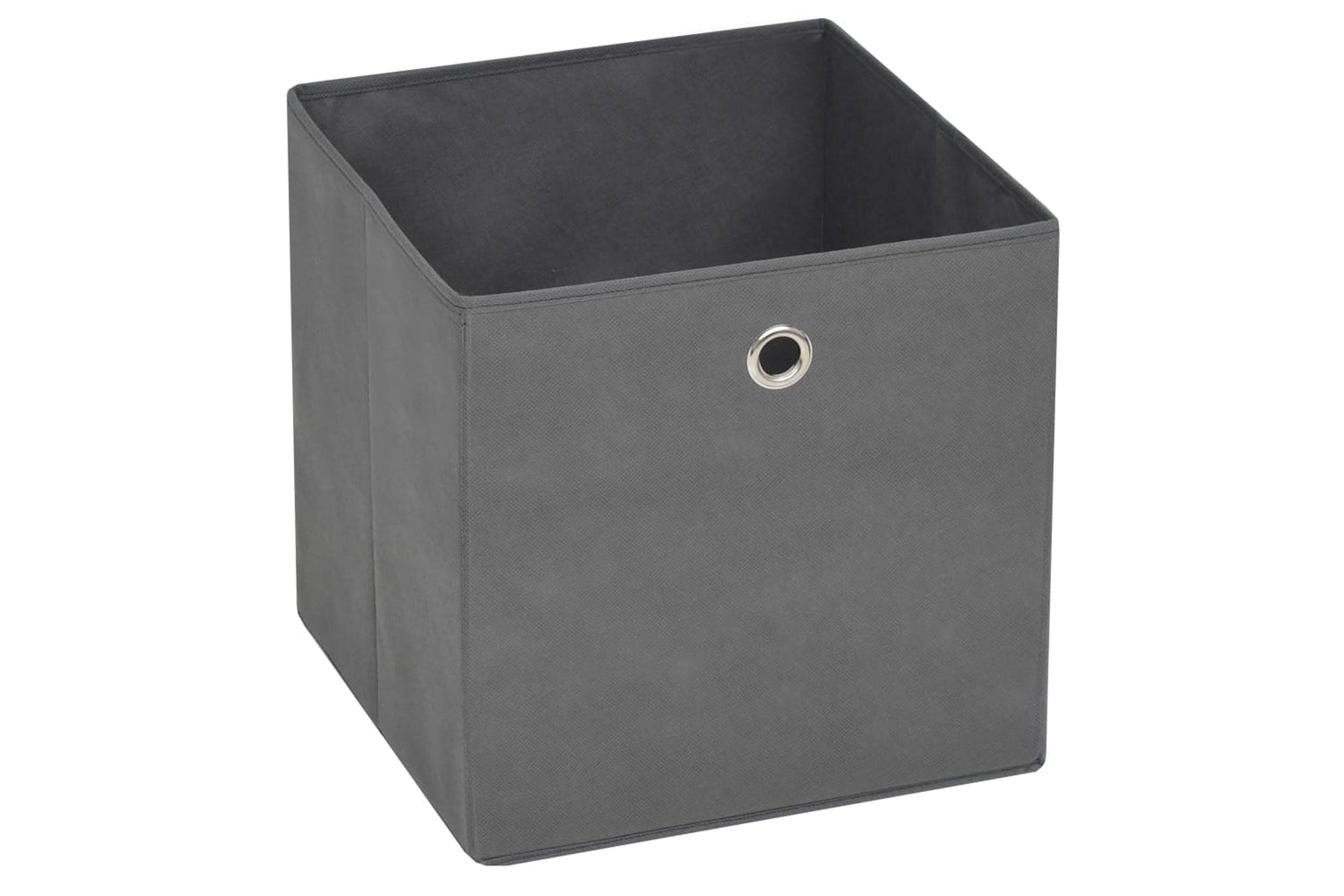 vidaXL 325193 Storage Boxes 10 Pcs Non-woven Fabric 28x28x28cm Grey-3