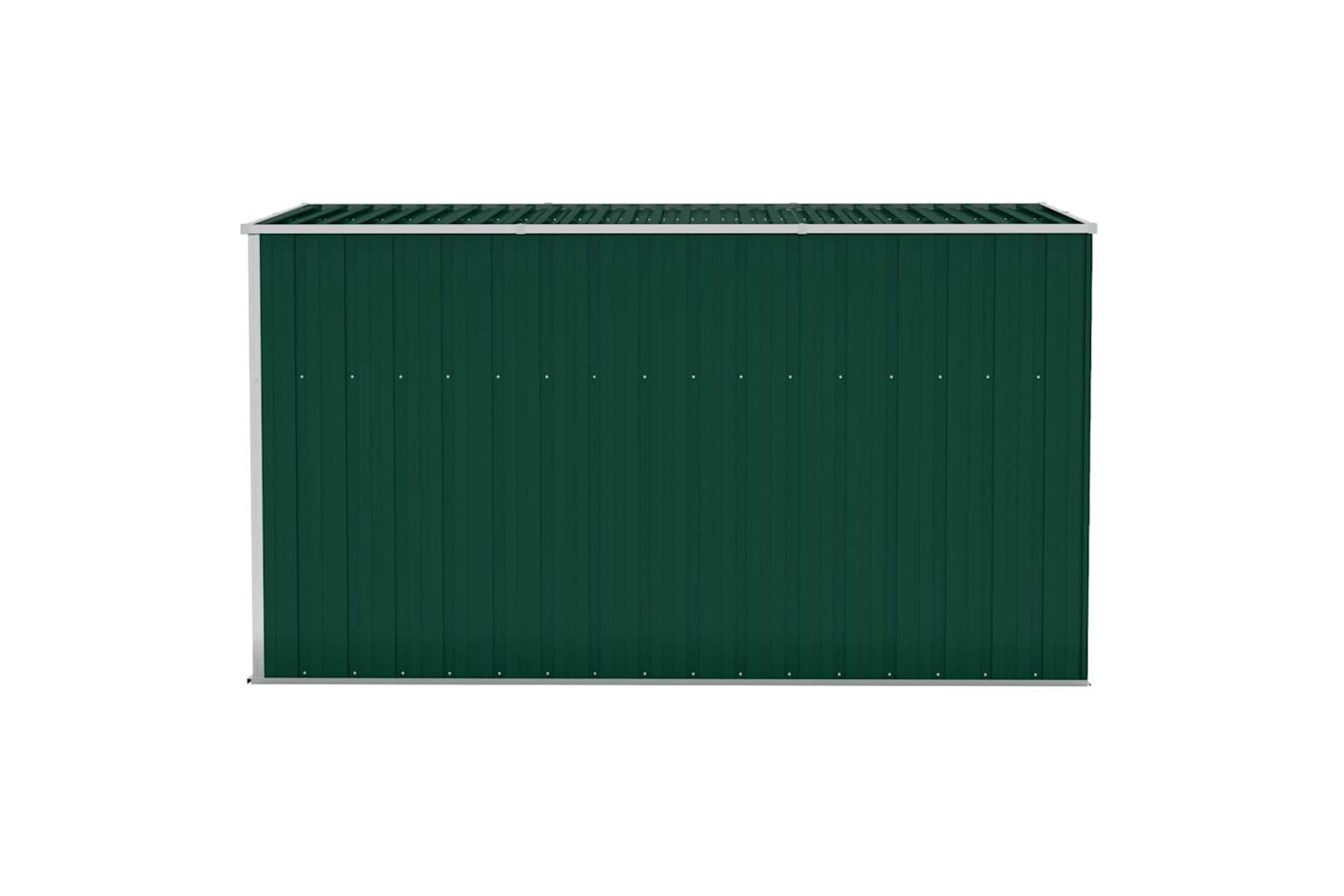 vidaXL 316225 Wall-mounted Garden Shed Green 118x288x178cm Galvanised Steel-3