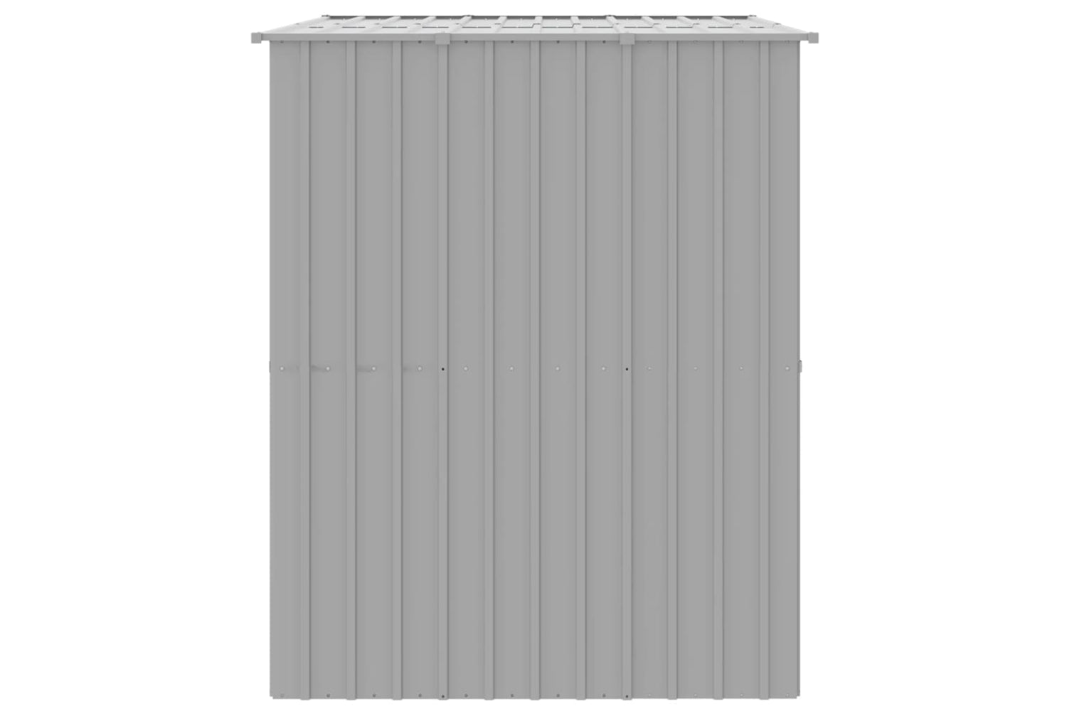 vidaXL 172372 Dog House With Roof Light Grey 214x153x181cm Galvanised Steel-3