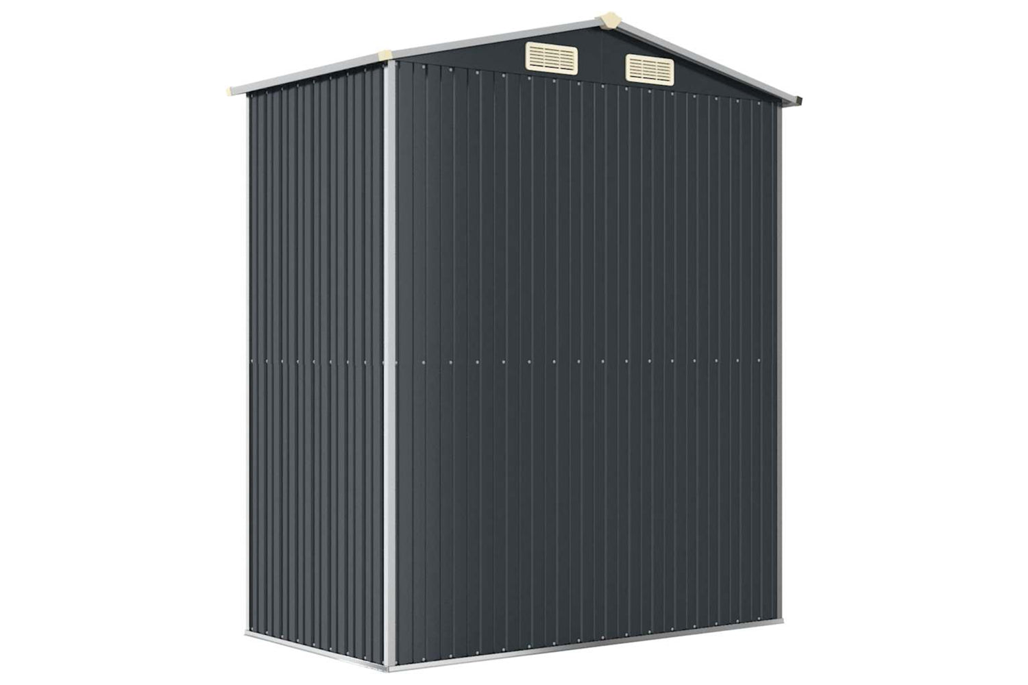 vidaXL Garden Shed Anthracite 192x108x223cm Galvanised Steel-5