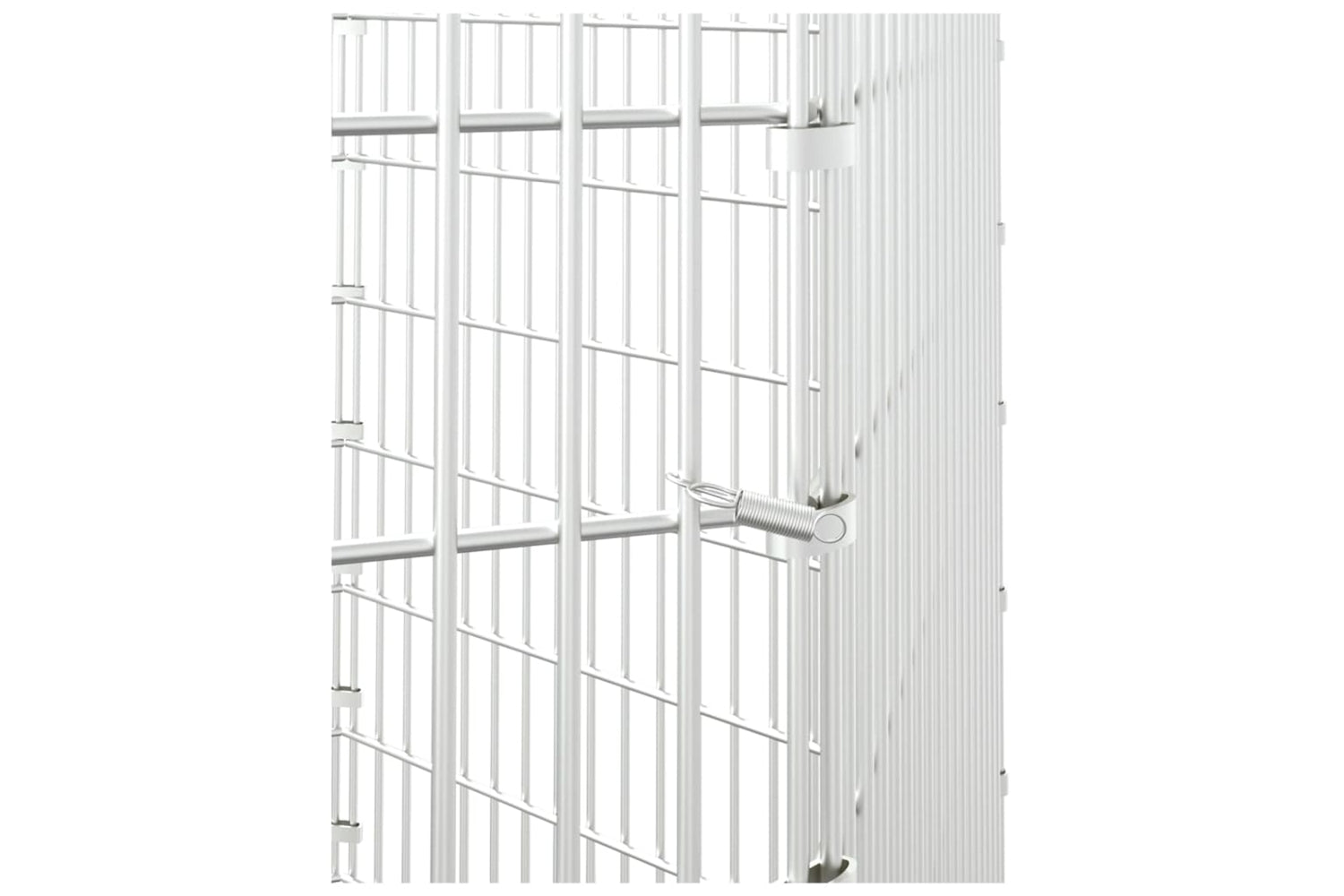 Vidaxl Free Range Animal Enclosure 6-panel 54x80 Cm Galvanised Iron-5