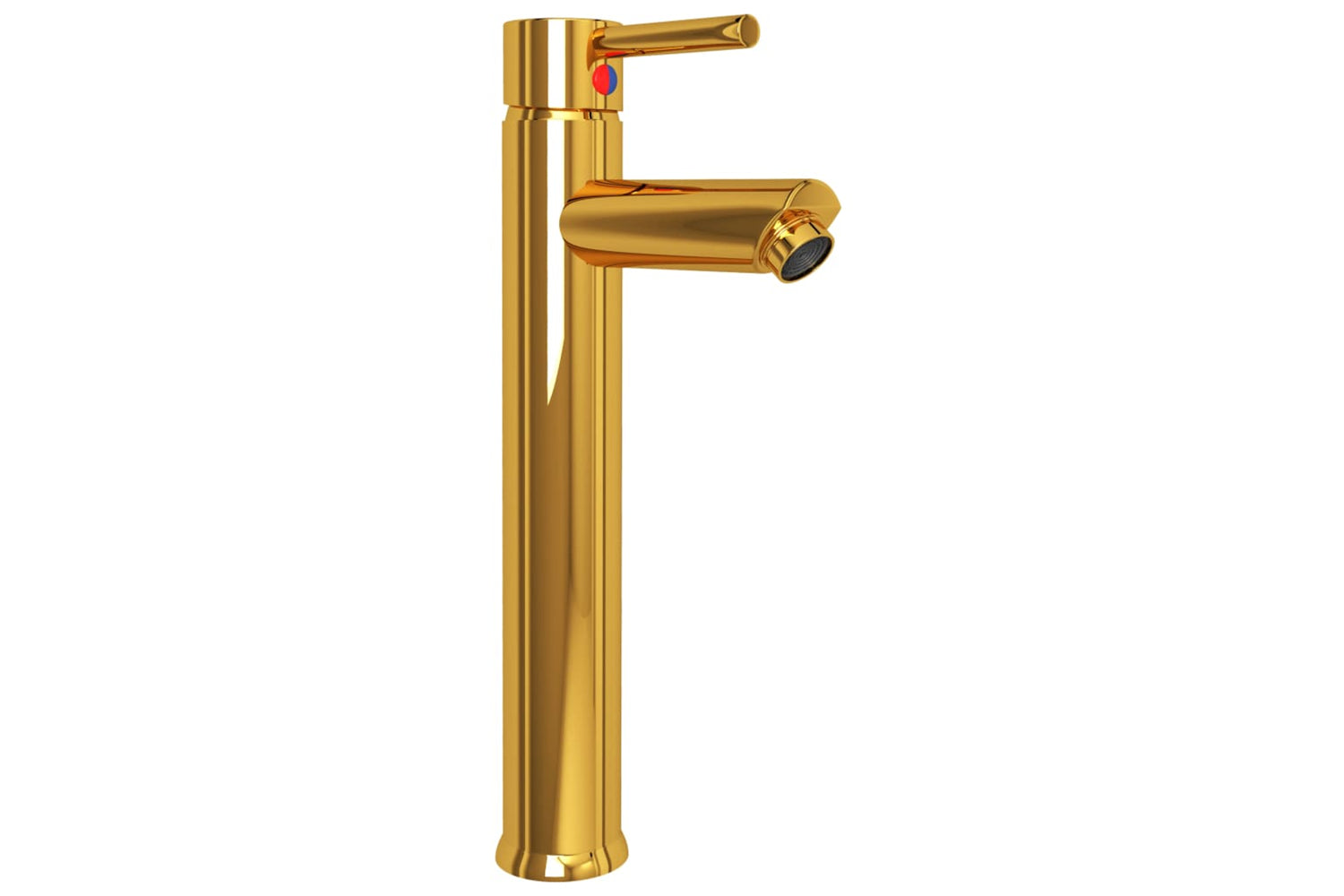 vidaXL 149089 Bathroom Mixer Tap Gold 12x30cm-2