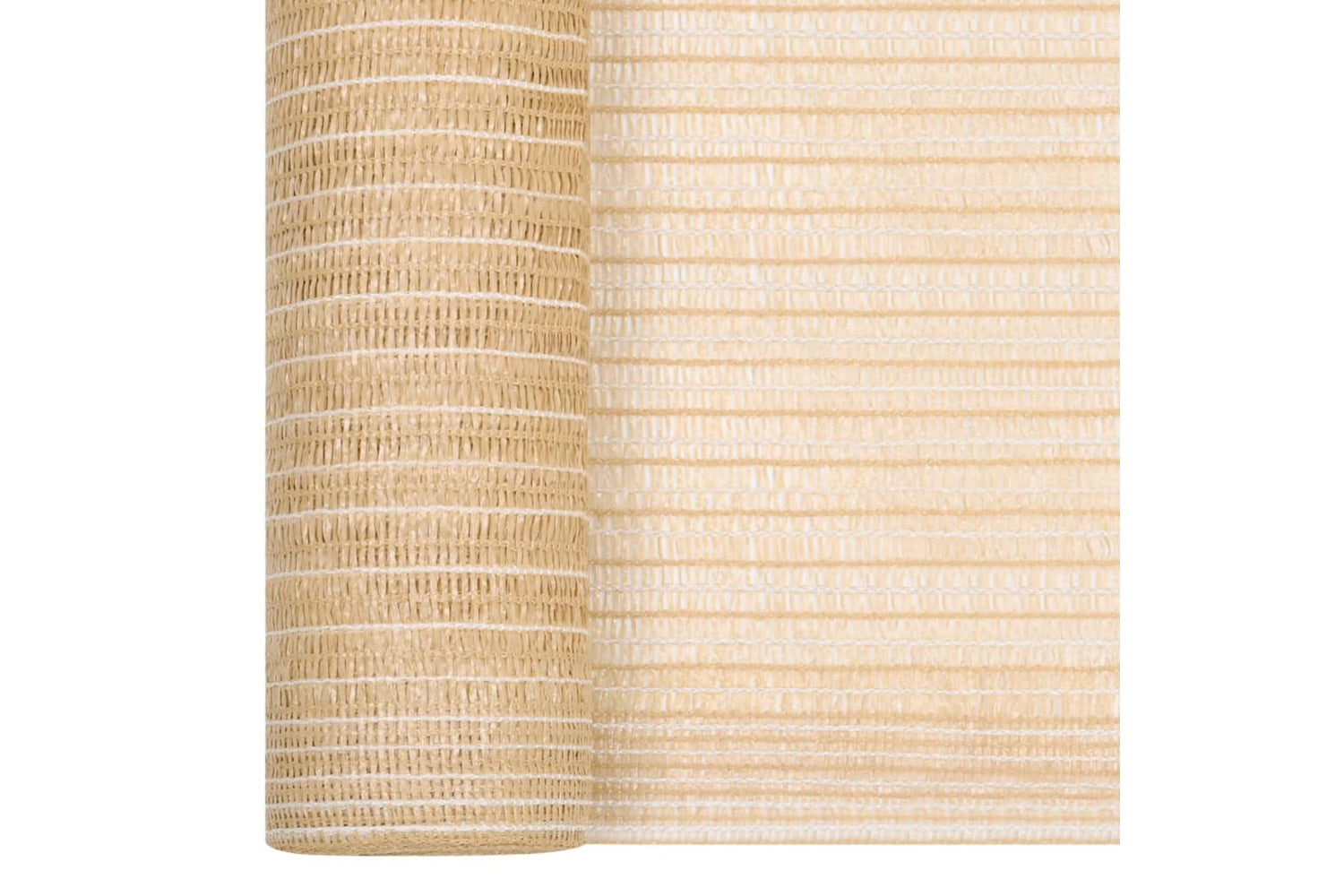 Vidaxl 149438 Privacy Net Beige 2x25 M Hdpe 75 G/mâ²-2