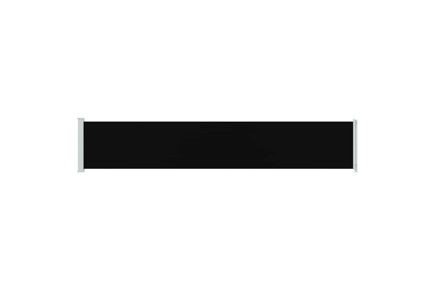 vidaXL 317946 Patio Retractable Side Awning 117x600cm Black-3