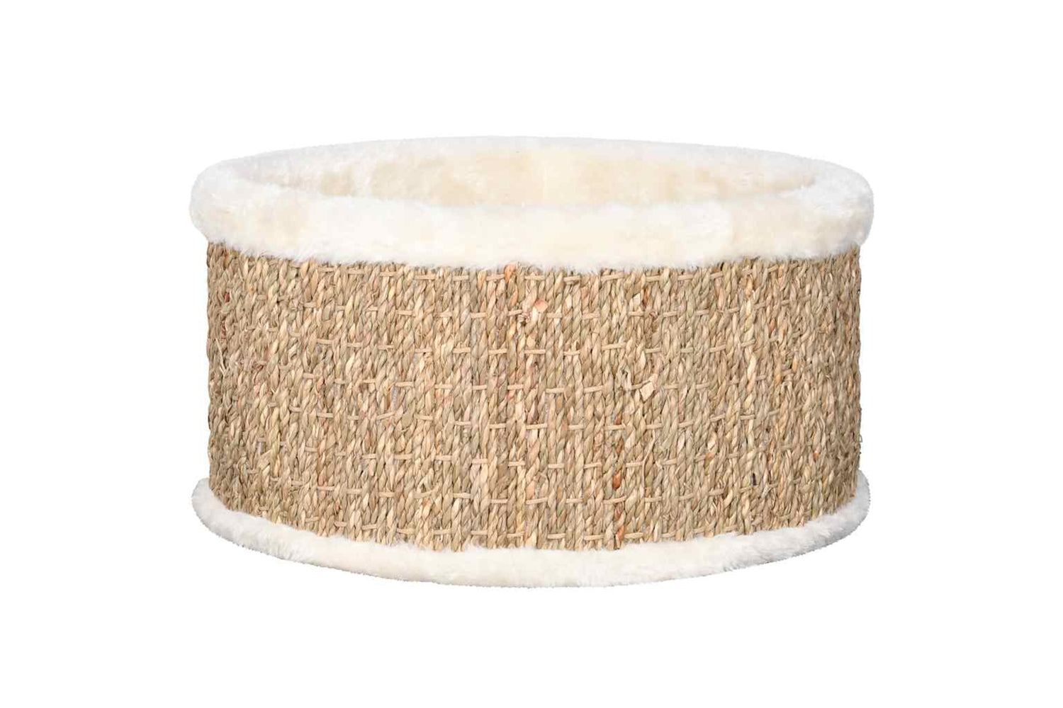 Vidaxl Round Cat Basket 36 Cm Seagrass-3