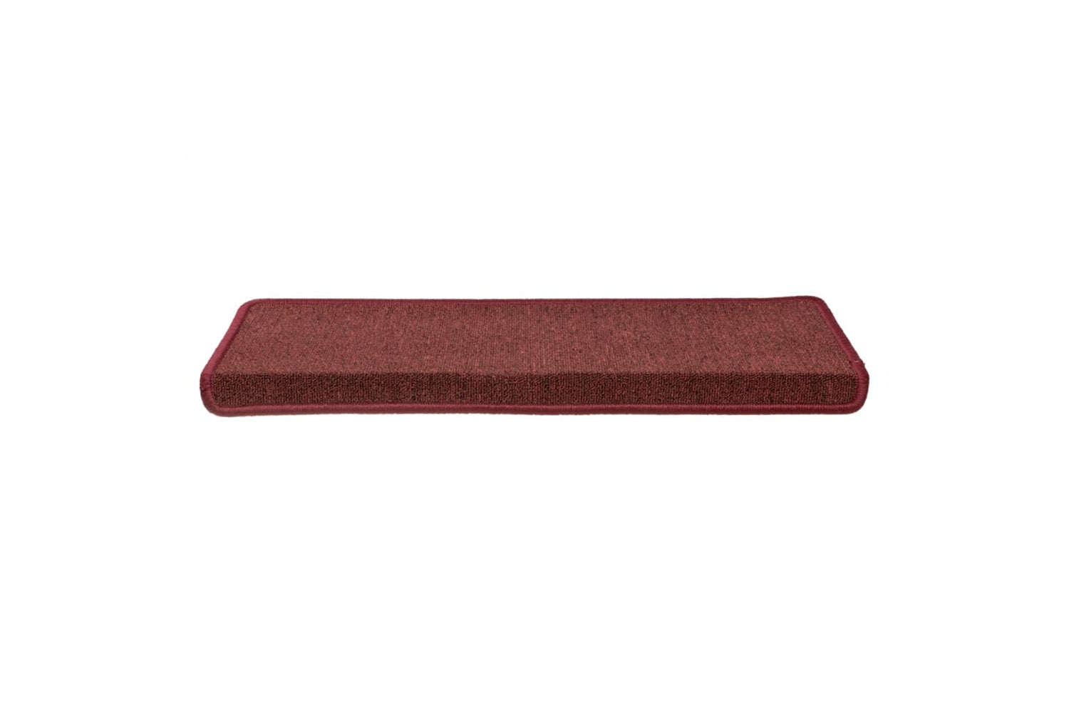 vidaXL 326199 Carpet Stair Treads 15 Pcs 65x21x4cm Matte Red-3
