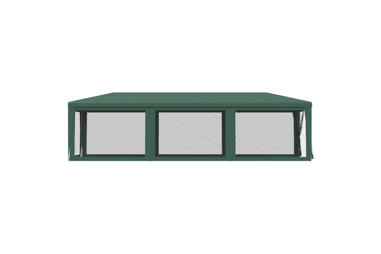 Vidaxl 319243 Party Tent With 8 Mesh Sidewalls Green 3x9 M Hdpe-3