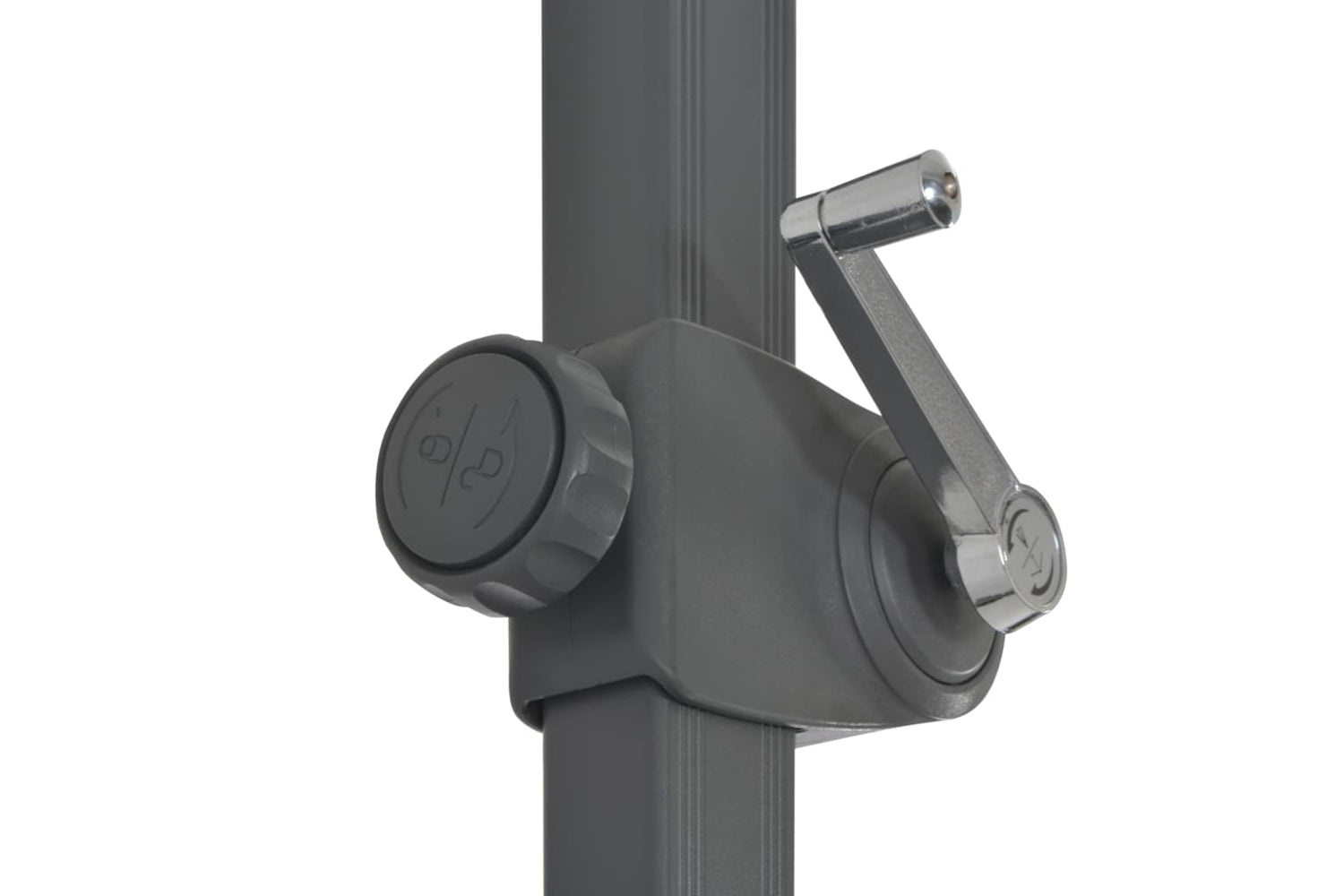 vidaXL 44619 Cantilever Umbrella With Aluminium Pole Taupe 250x250cm-6
