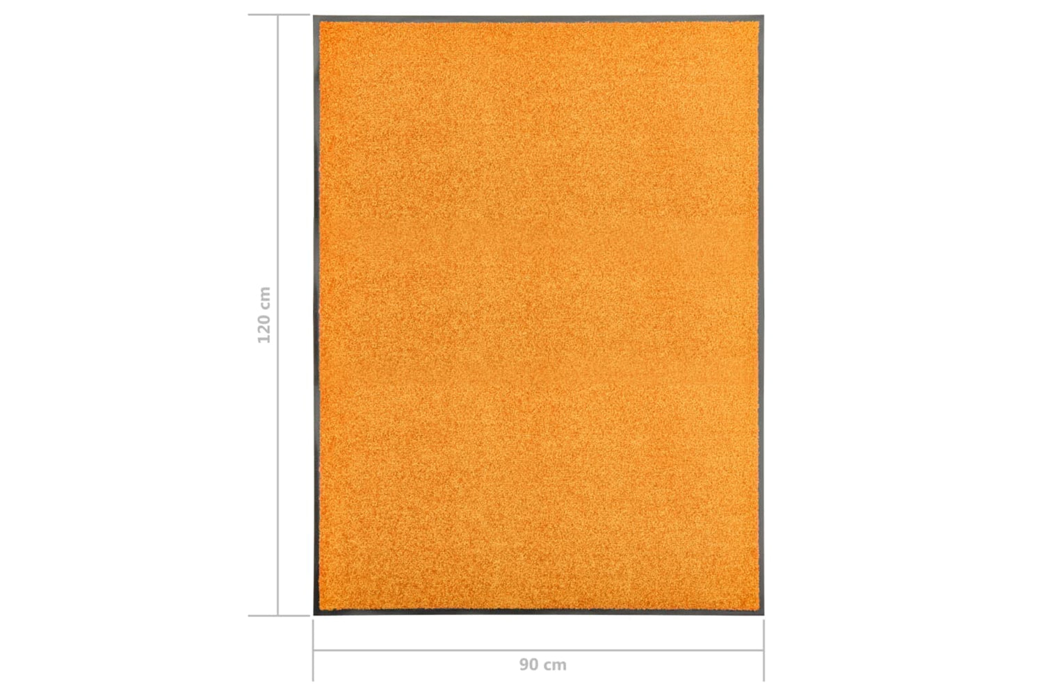 vidaXL 323454 Doormat Washable Orange 90x120cm-6