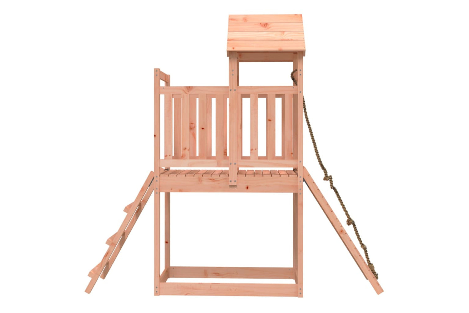 Vidaxl 3155868 Playhouse With Climbing Wall Solid Wood Douglas-5