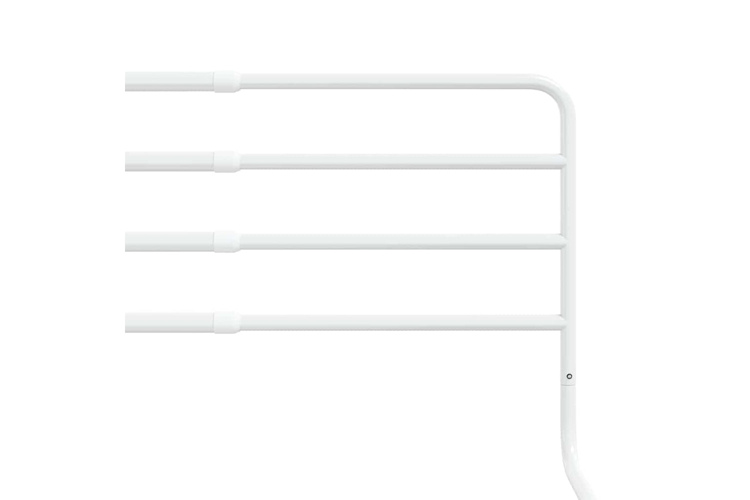 Vidaxl Toddler Safety Bed Rail White (76-137)x55 Cm Iron-6