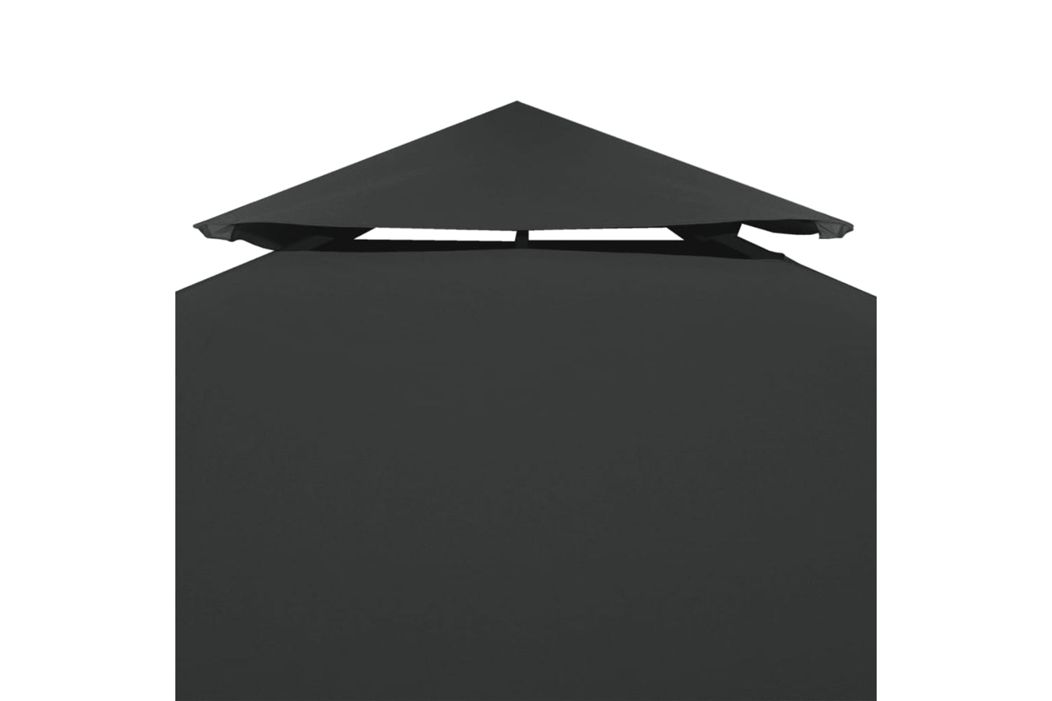 Vidaxl Gazebo Cover Canopy Replacement 310 G / Mâ² Dark Grey 3 X 3 M-3