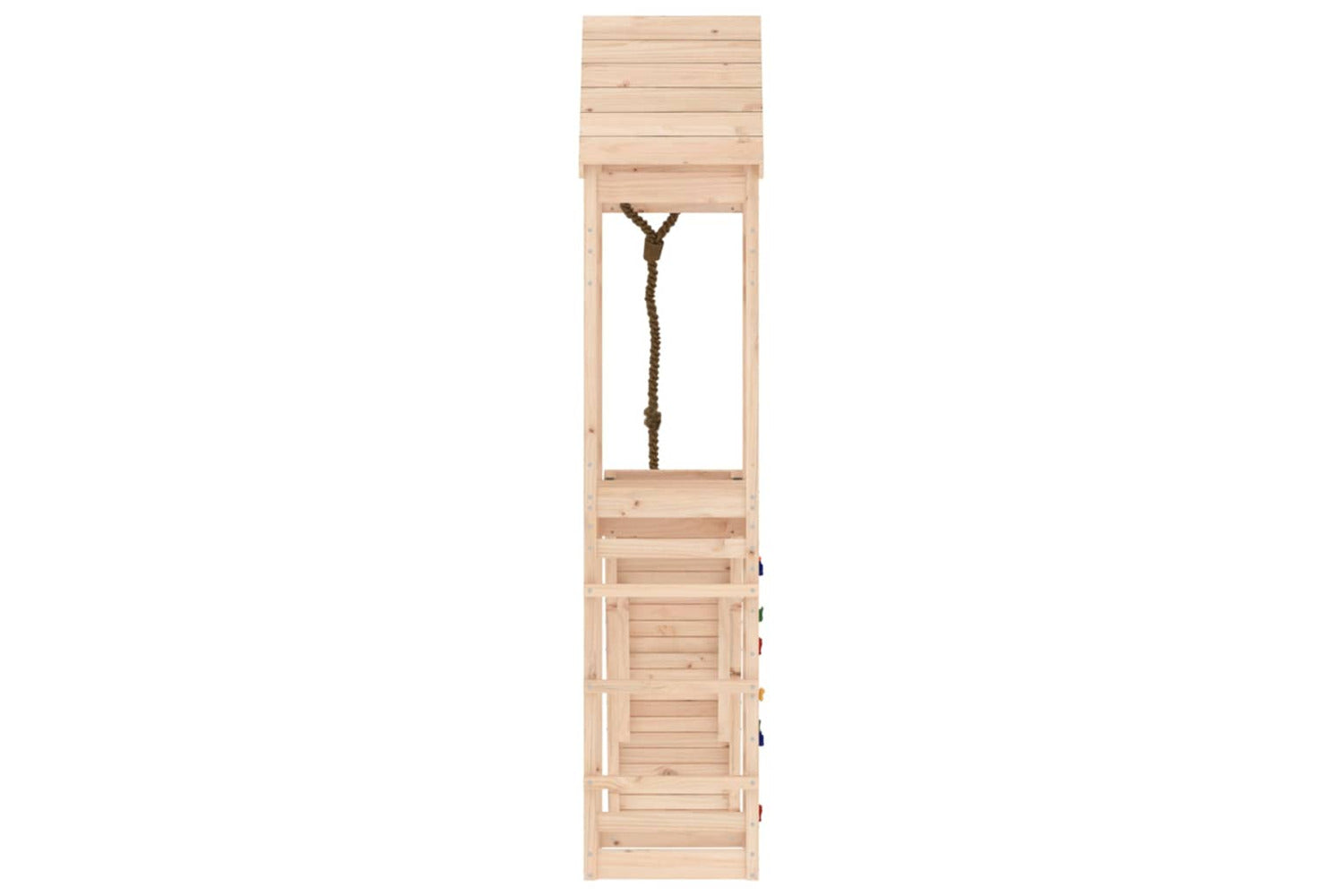 Vidaxl 3156919 Playhouse With Climbing Wall Solid Wood Pine-7