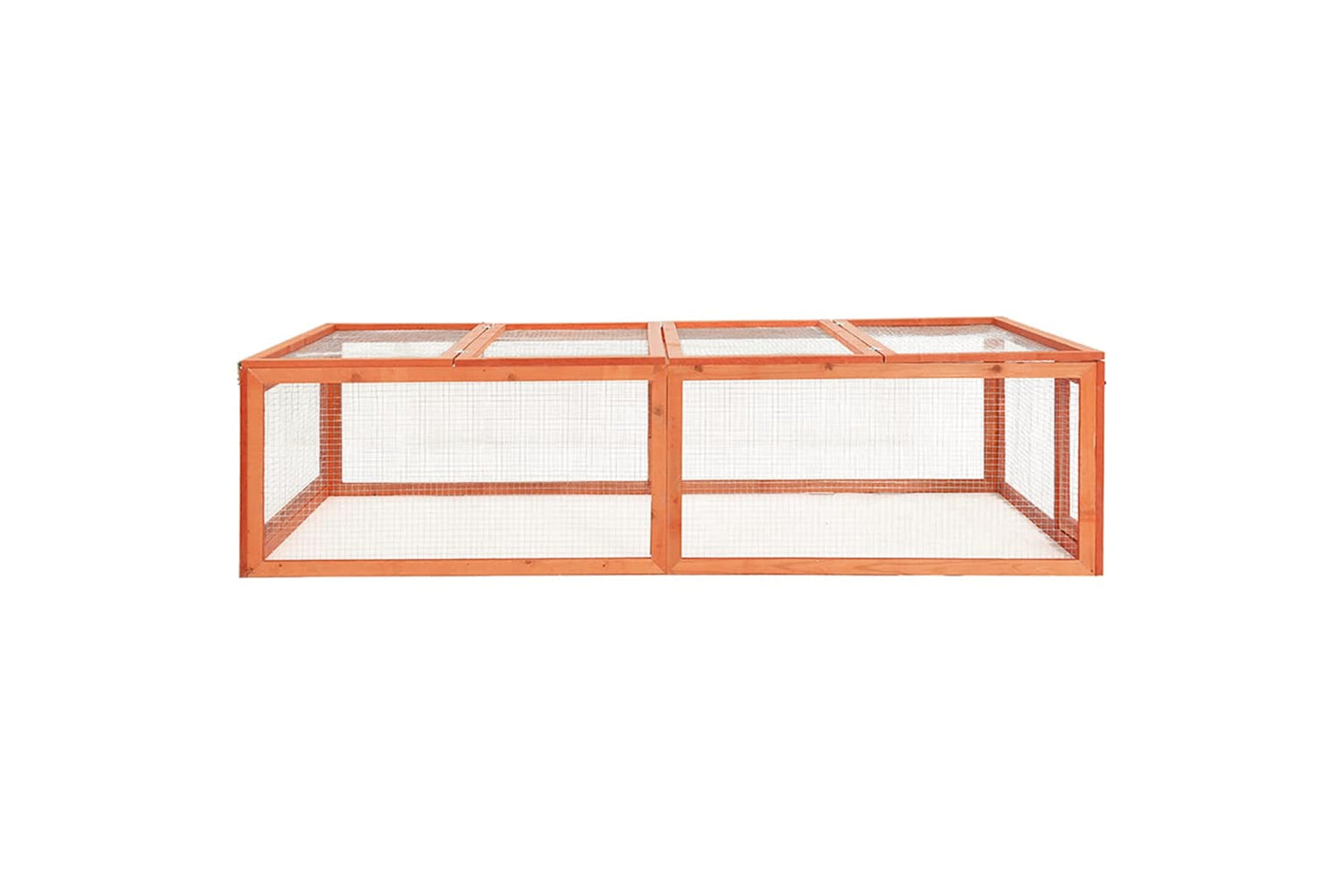vidaXL 170877 Rabbit Hutch 183x90x46.5cm Solid Firwood-3