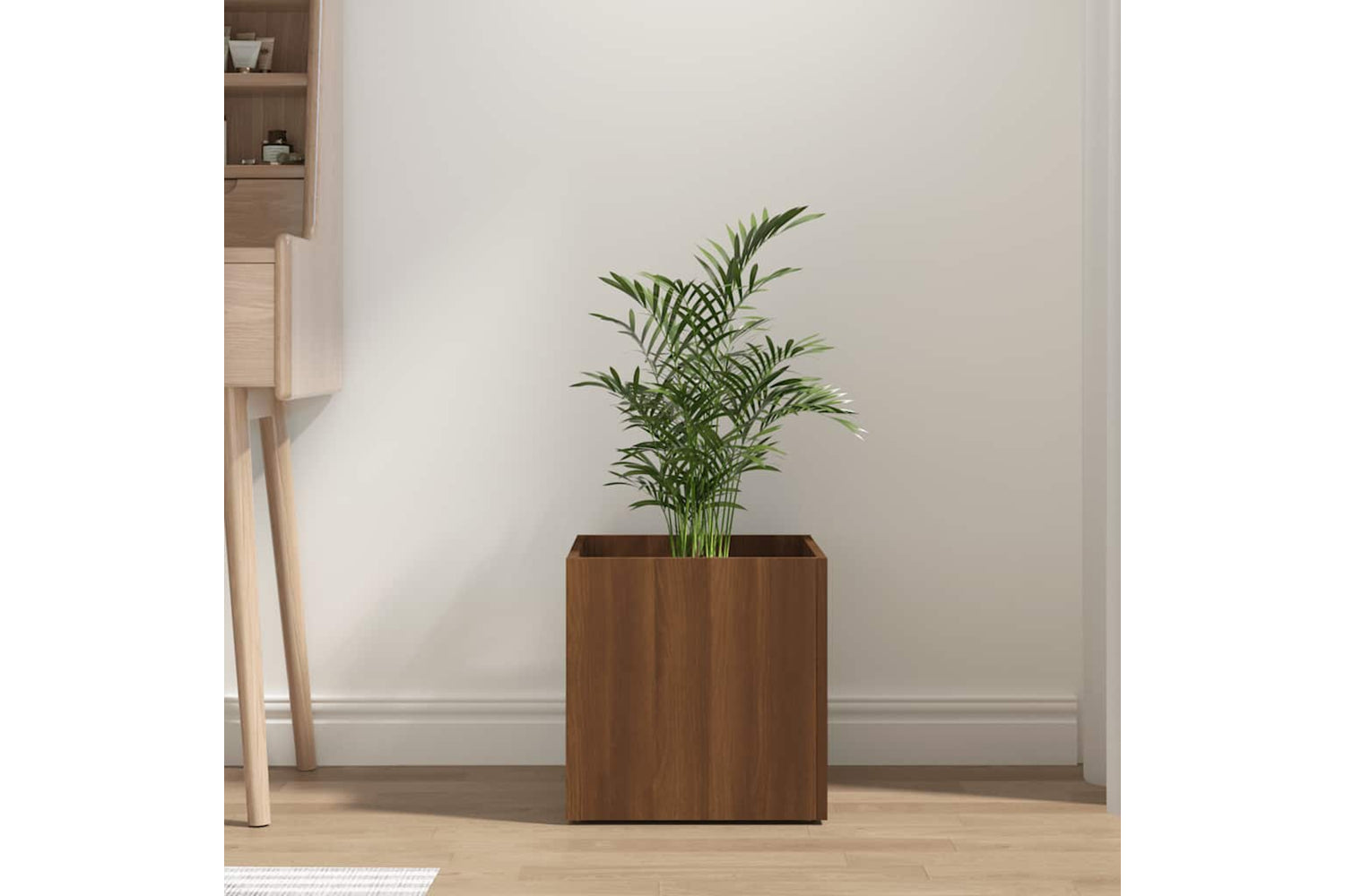 vidaXL 820501 Planter Box Brown Oak 40x40x40cm Engineered Wood-2