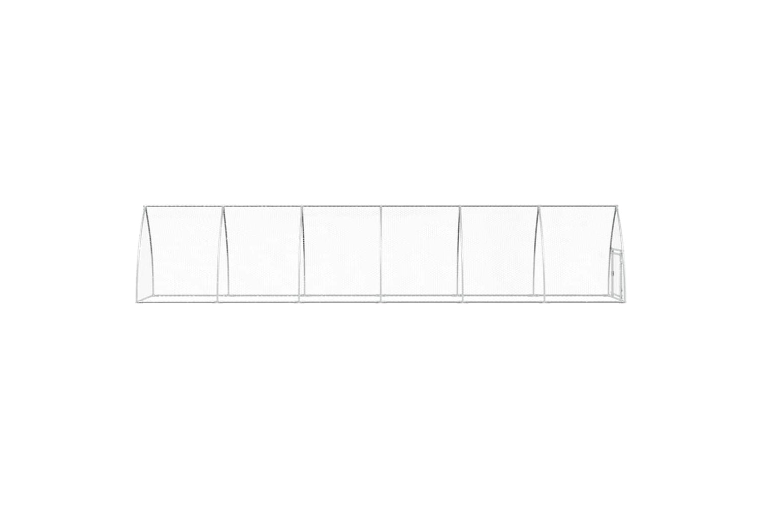Vidaxl Chicken Cage Silver 600x105x120 Cm Galvanised Steel-4