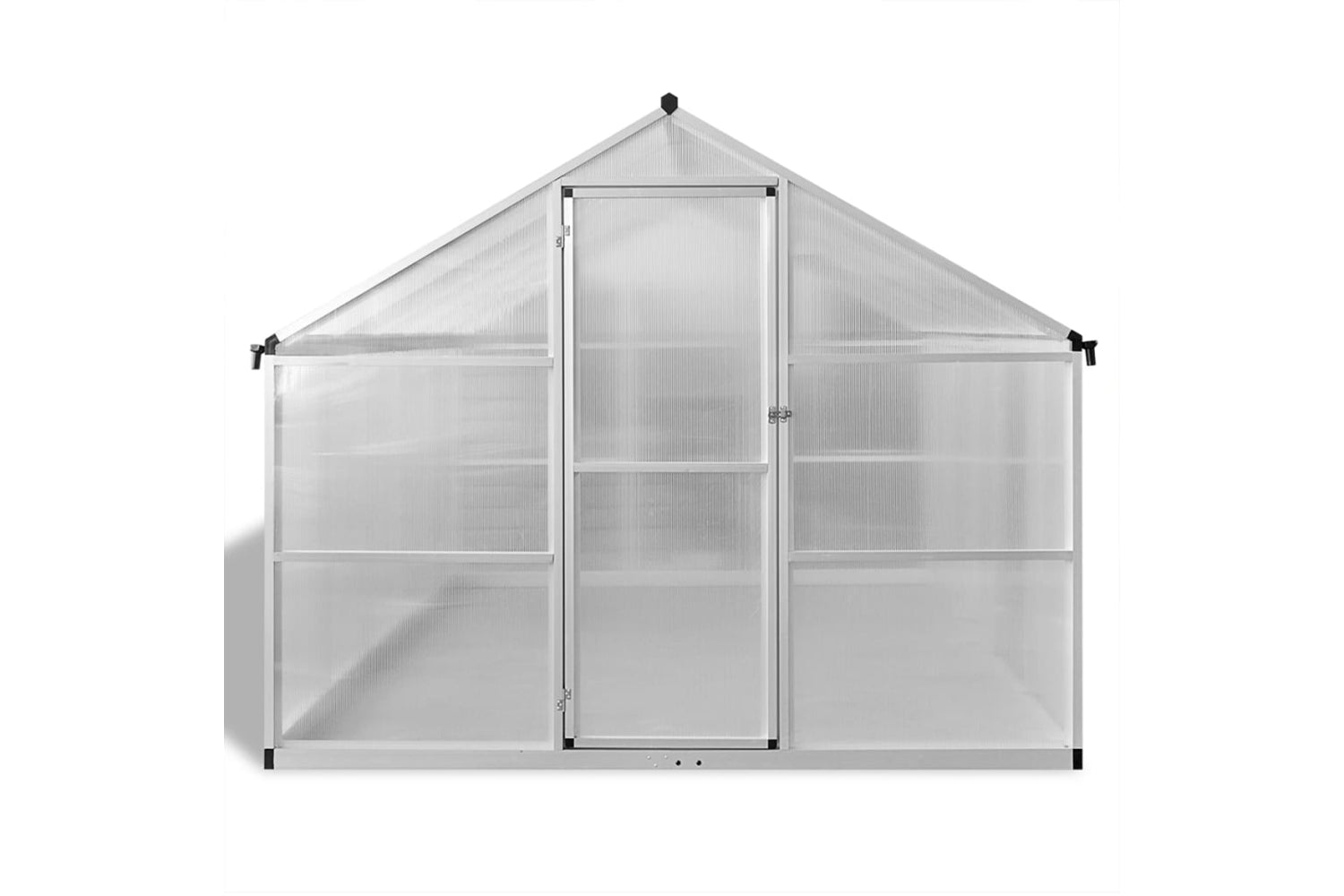 Vidaxl Reinforced Aluminium Greenhouse With Base Frame 7.55 MÂ²-3
