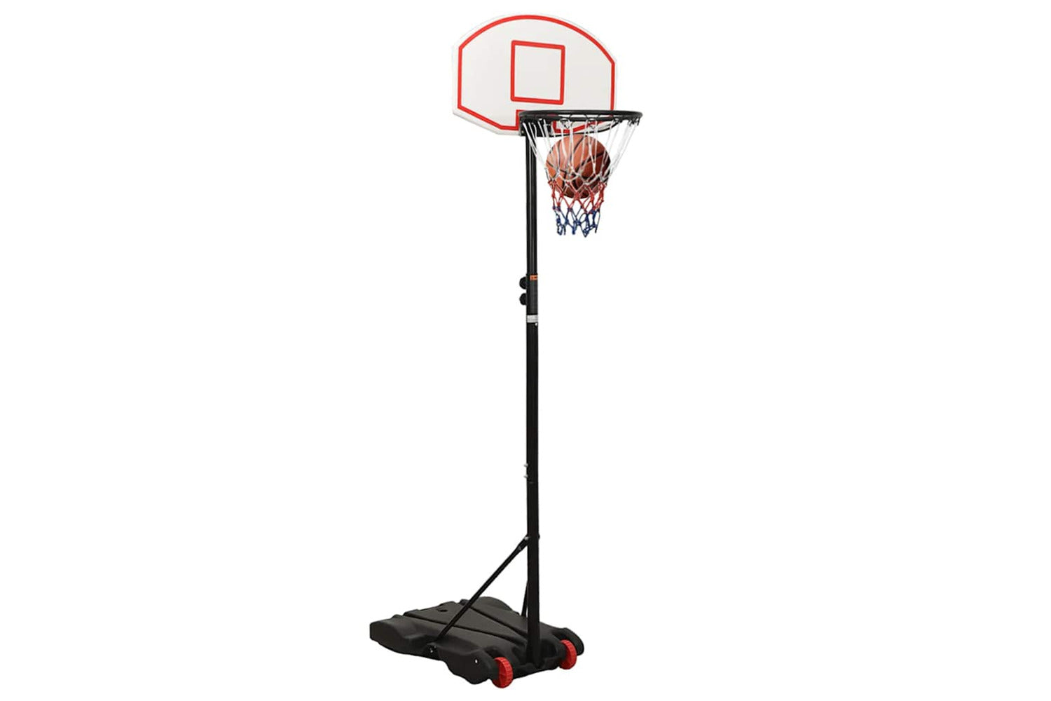 Vidaxl Basketball Stand White 216-250 Cm Polyethene-9