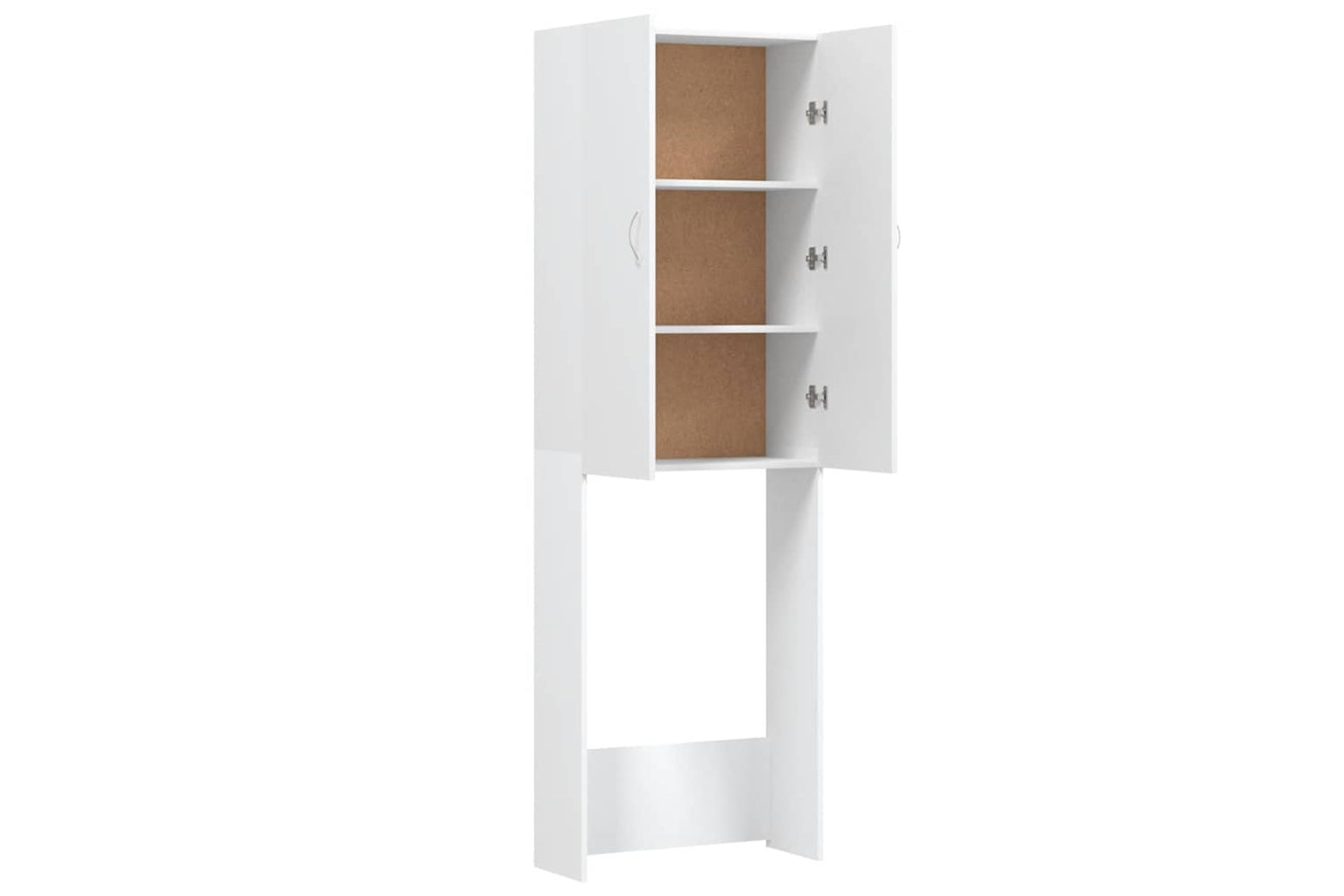 vidaXL Washing Machine Cabinet White 64x25.5x190cm-7