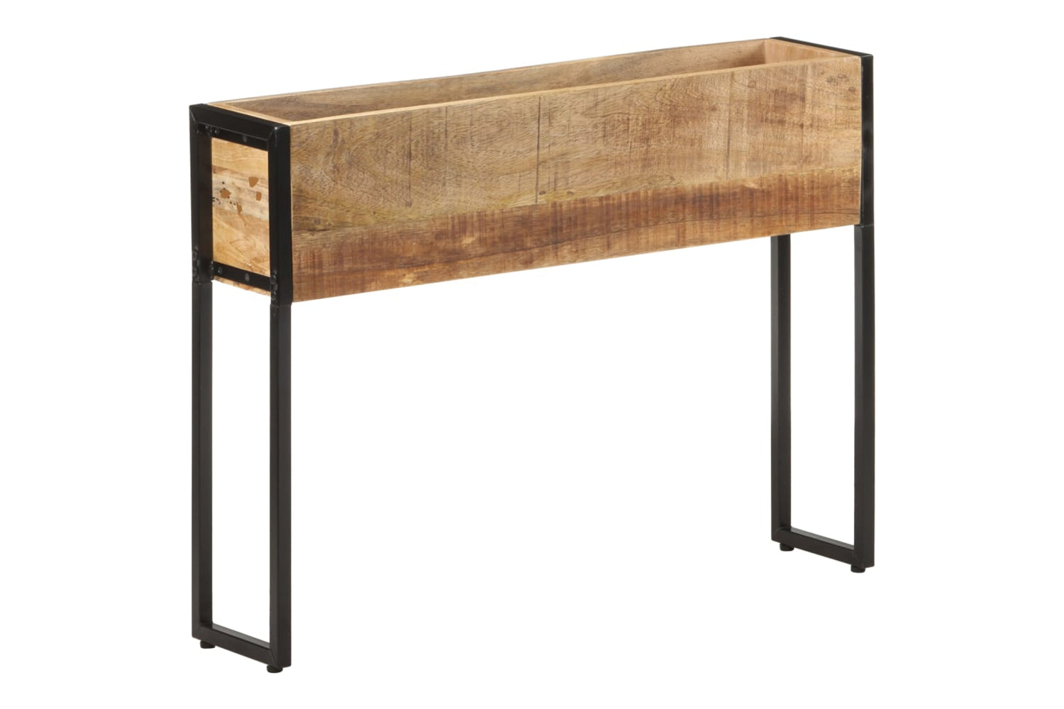 vidaXL 321938 Planter 90x20x68cm Rough Mango Wood-6