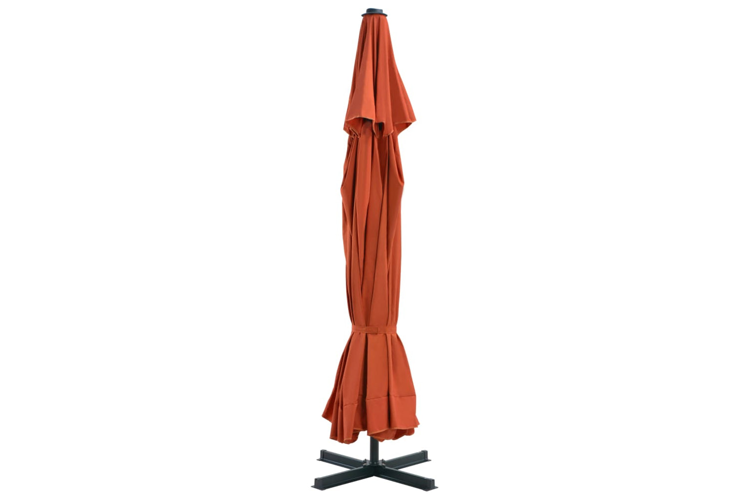 vidaXL 44477 Outdoor Parasol With Aluminium Pole 500cm Terracotta-3