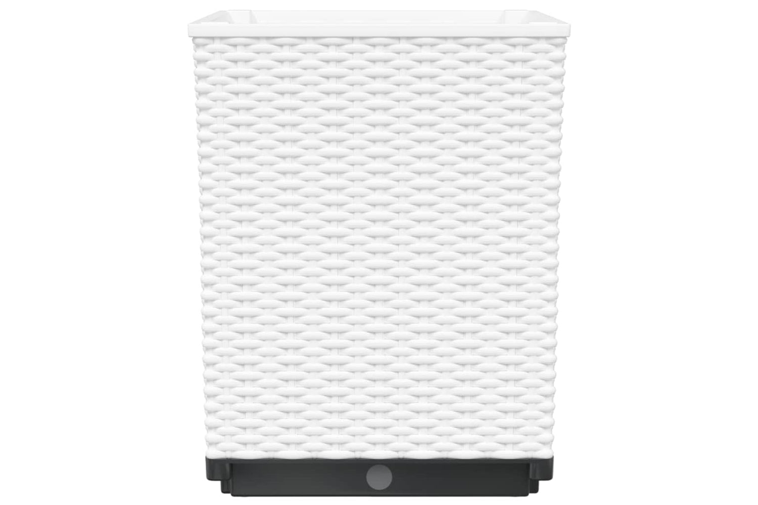 vidaXL 364188 Planters 4 Pcs White 30x30x37cm Polypropylene-5