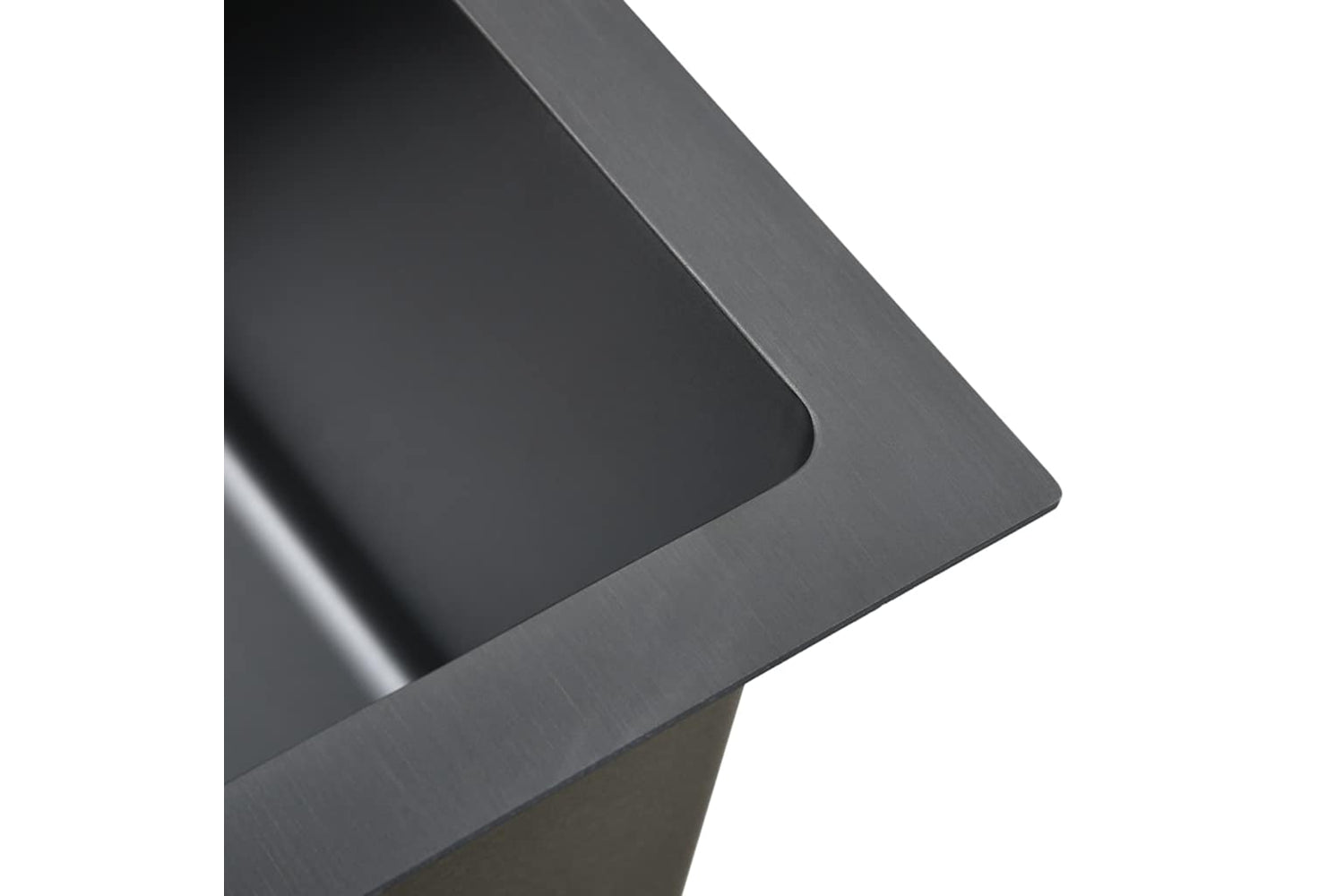 Vidaxl 51507 Handmade Kitchen Sink Black Stainless Steel-7