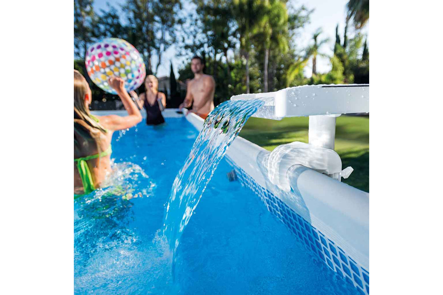Intex 91522 Intex Pool Led Waterfall Multicolour 28090-3
