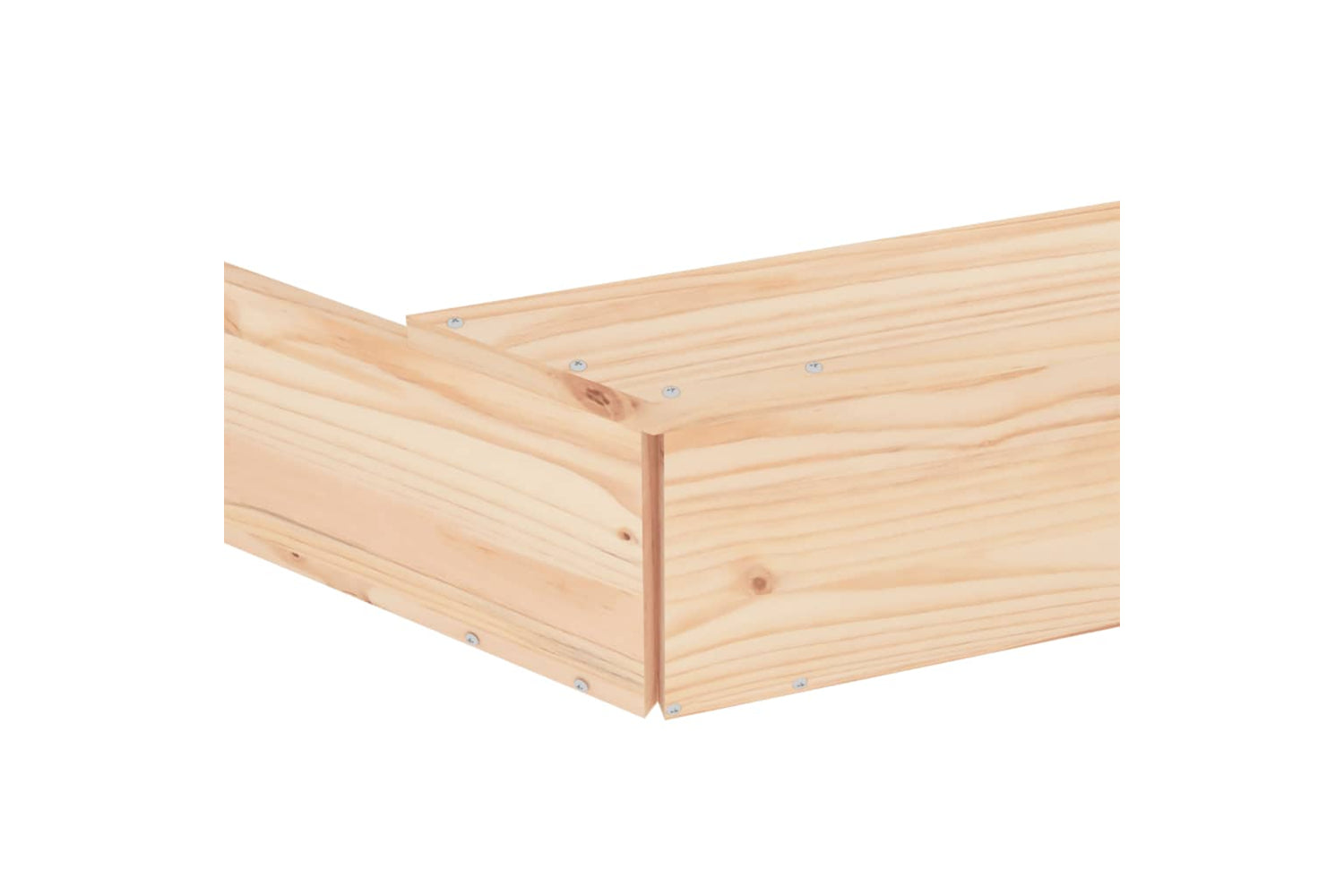 vidaXL 825009 Sandbox With Seats Octagon Solid Wood Pine-6