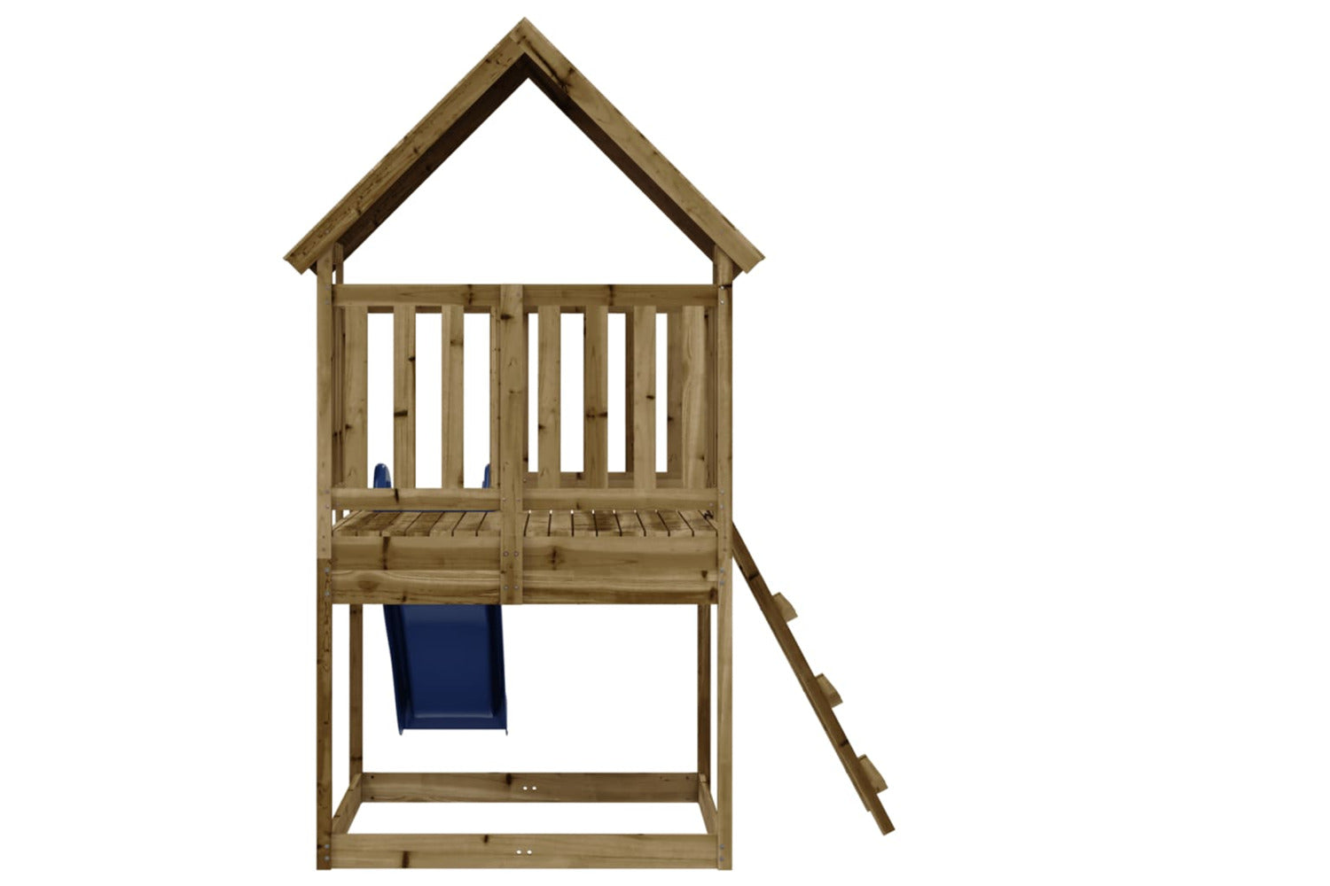 Vidaxl 3155935 Playhouse With Slide Ladder Impregnated Wood Pine-6