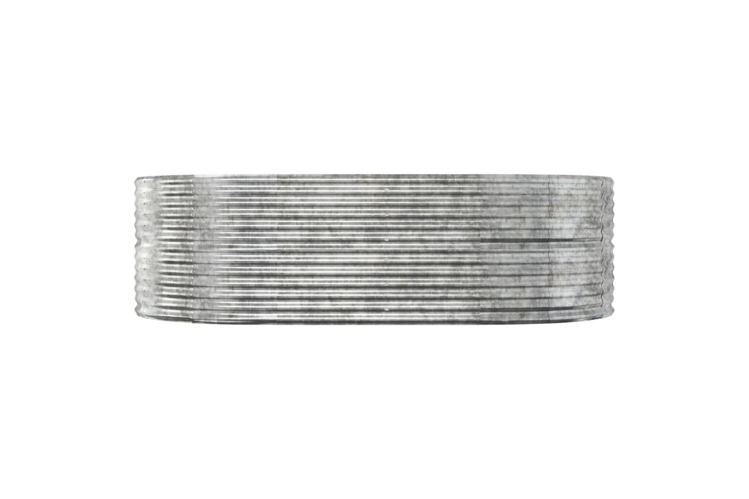 vidaXL 319097 Garden Raised Bed Silver 212x140x68cm Powder-coated Steel-2