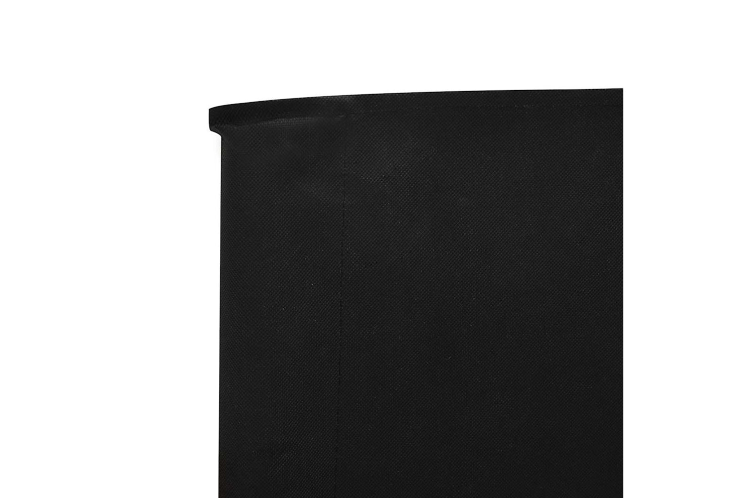 vidaXL 47158 5-panel Wind Screen Fabric 600x80cm Black-4