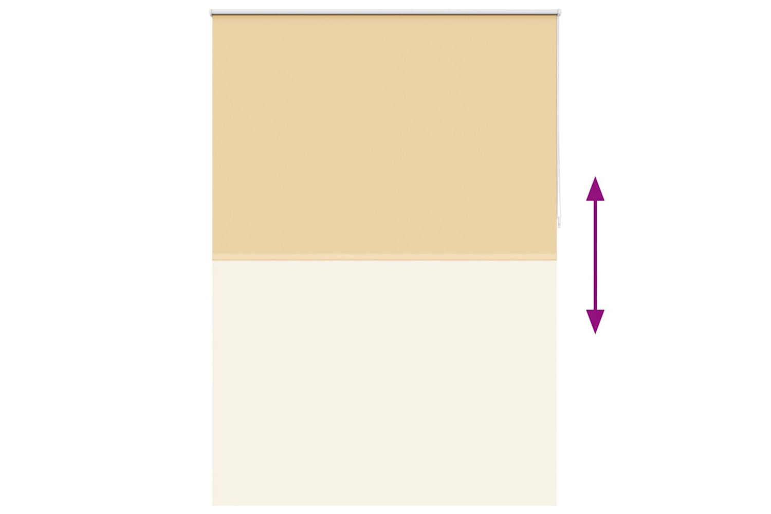 Vidaxl Roller Blind Blackout 140 X 230 Cm Beige-8