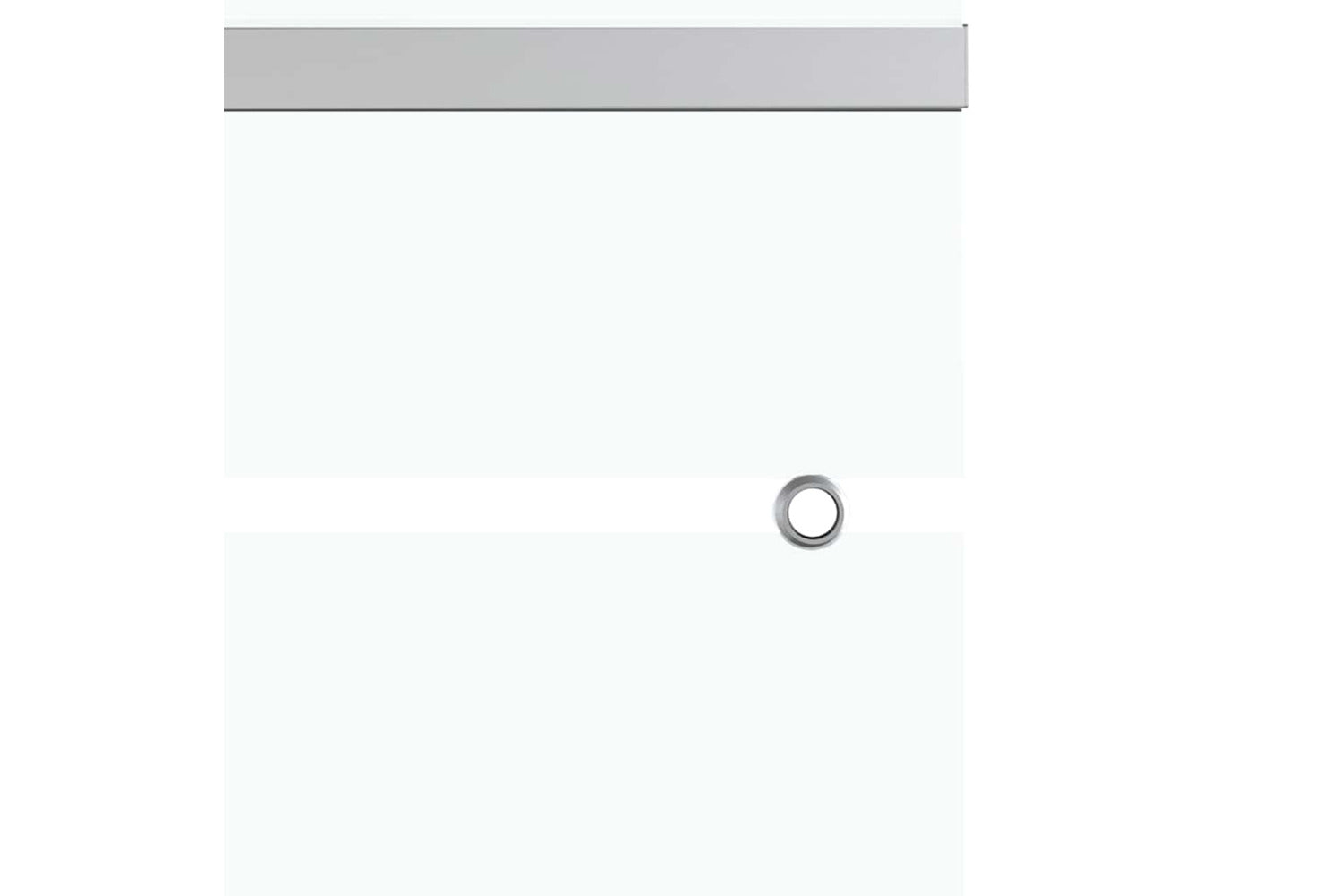 Vidaxl Sliding Door Esg Glass And Aluminium 90x205 Cm Silver-5