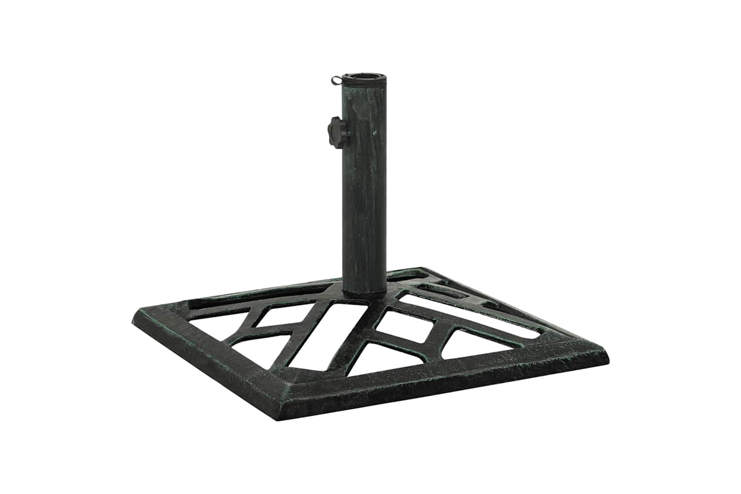 vidaXL 317760 Umbrella Base Green 44x44x31cm Cast Iron-3