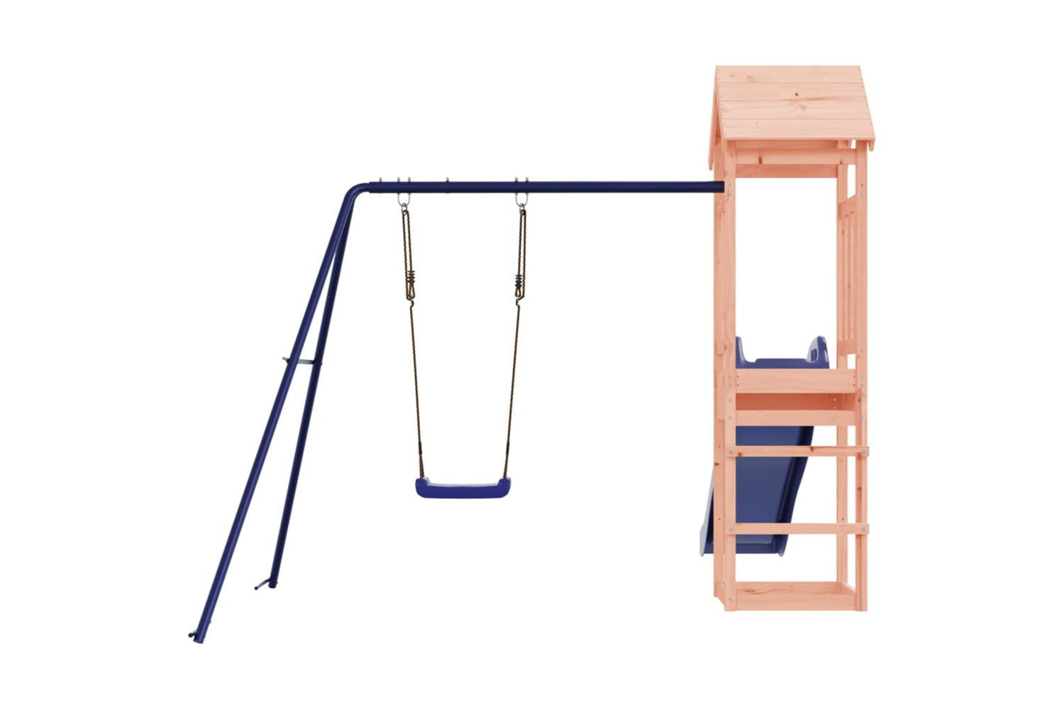 Vidaxl 3155820 Playhouse With Slide Swing Solid Wood Douglas-7