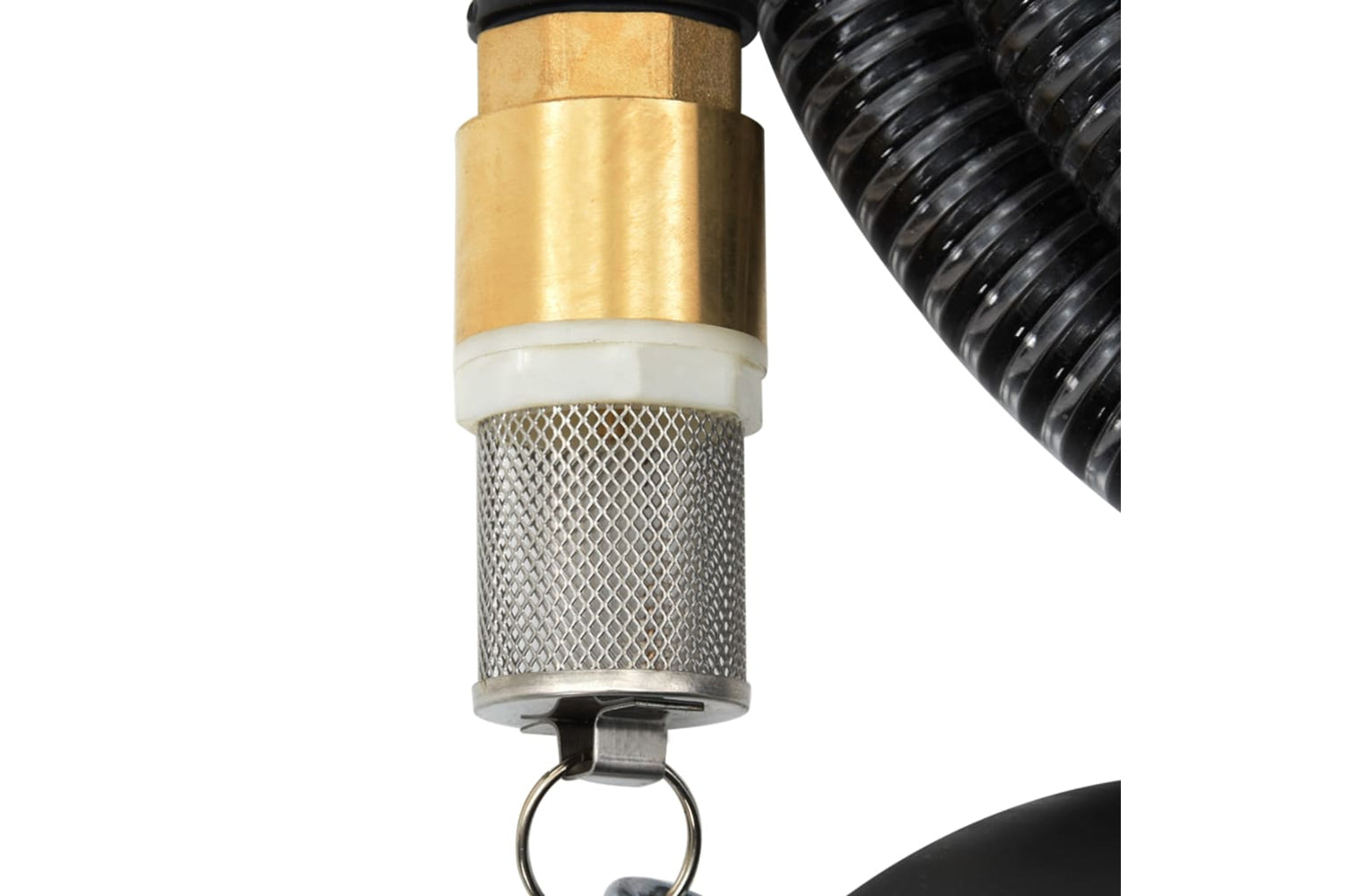 vidaXL 151067 Suction Hose With Brass Connectors 20 M 25mm Black-6