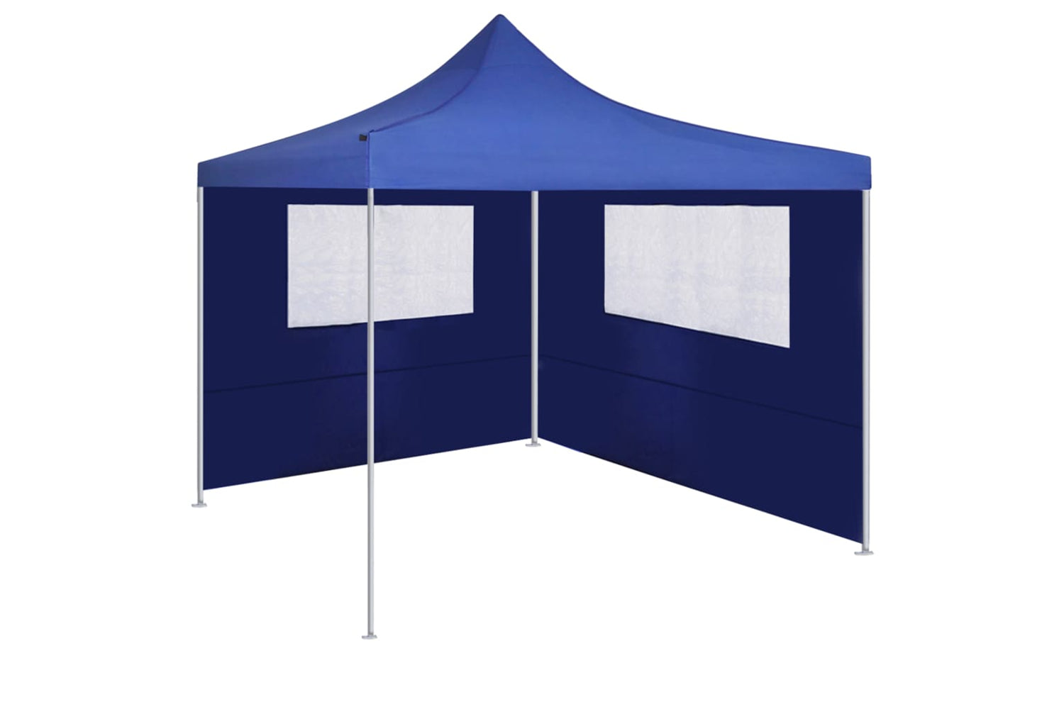 Vidaxl 3070422 Gazebo Sidewall With Windows 4x2 M Blue-2