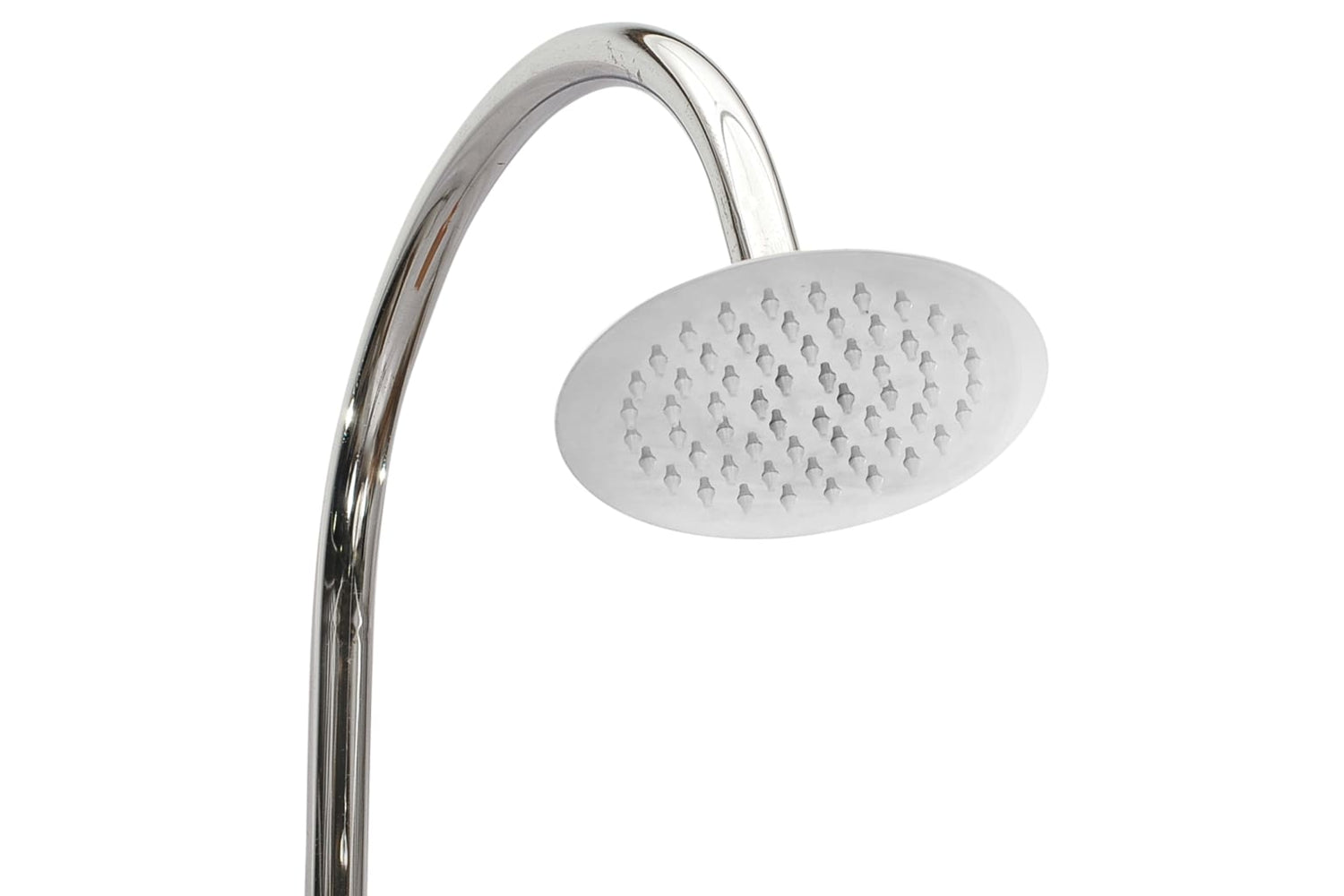 vidaXL 312276 Garden Shower 75x75x210cm Solid Teak Wood-8