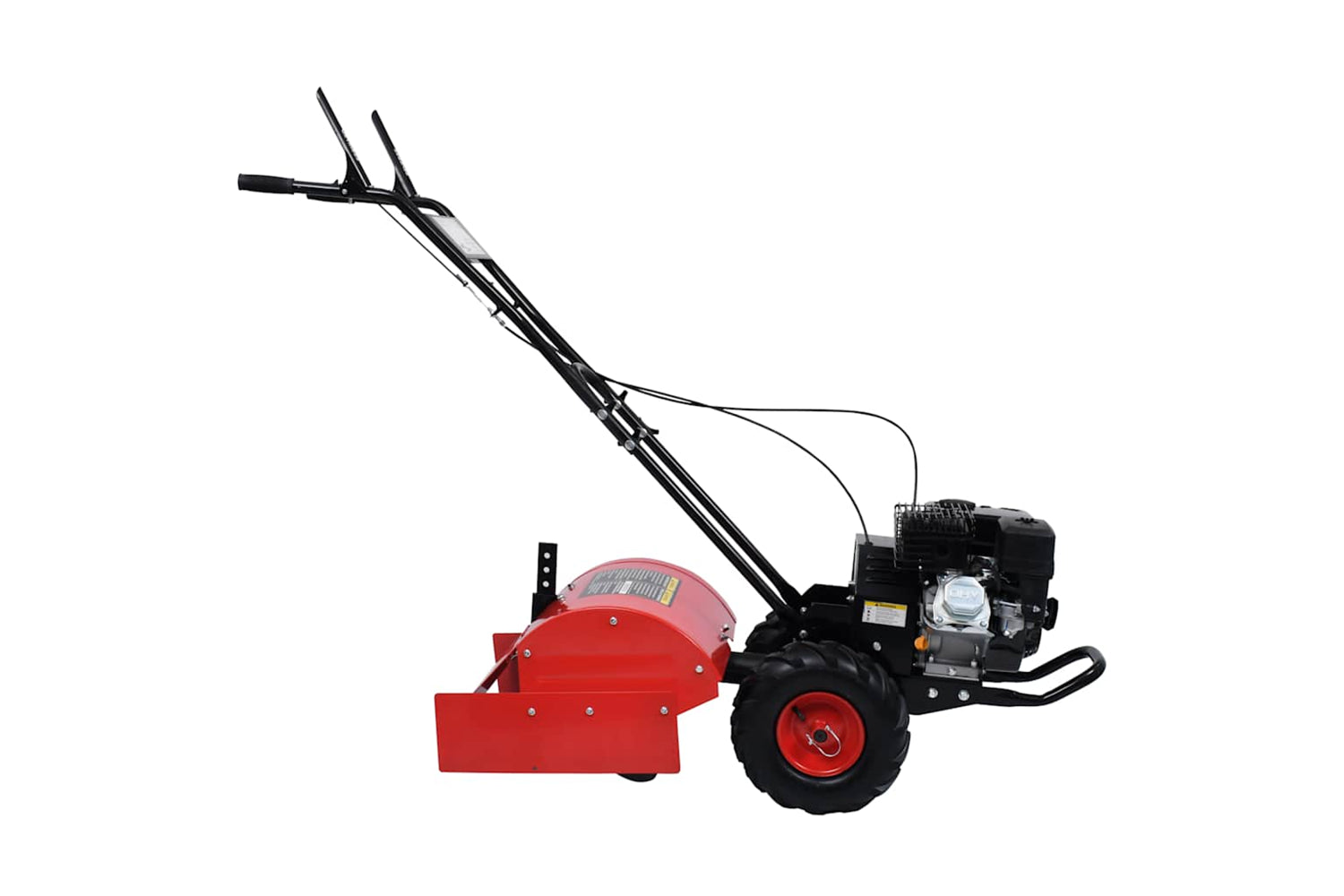 Vidaxl Petrol Tiller 6.5 Hp 196 Cc-4