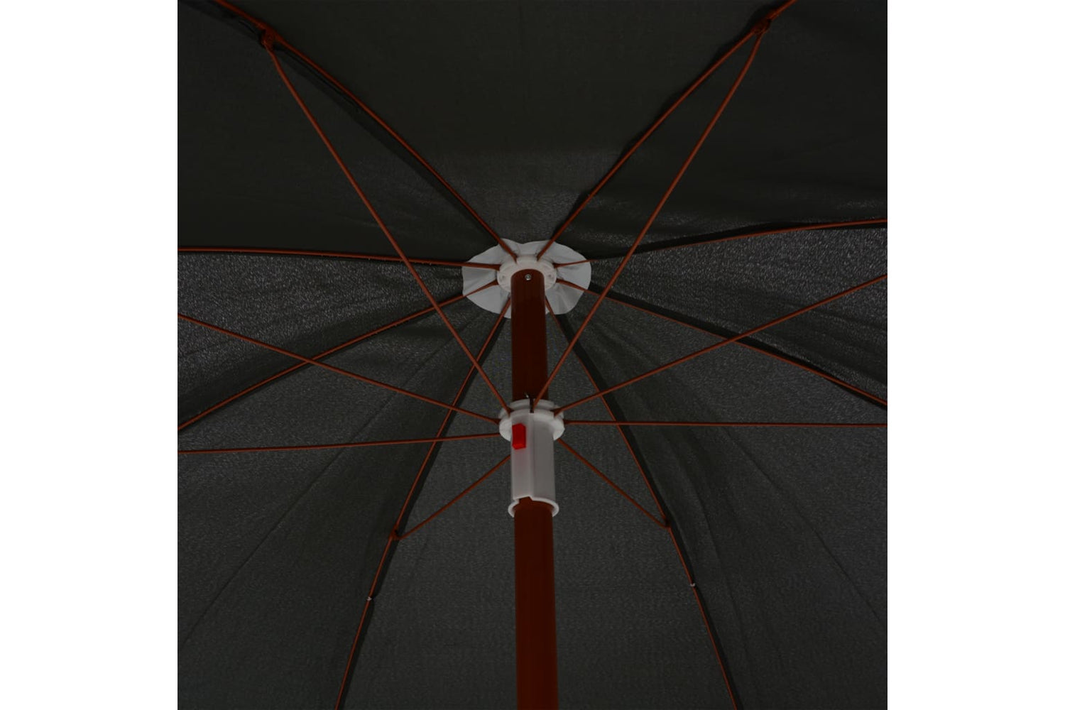 vidaXL 47805 Parasol With Steel Pole 240cm Anthracite-4