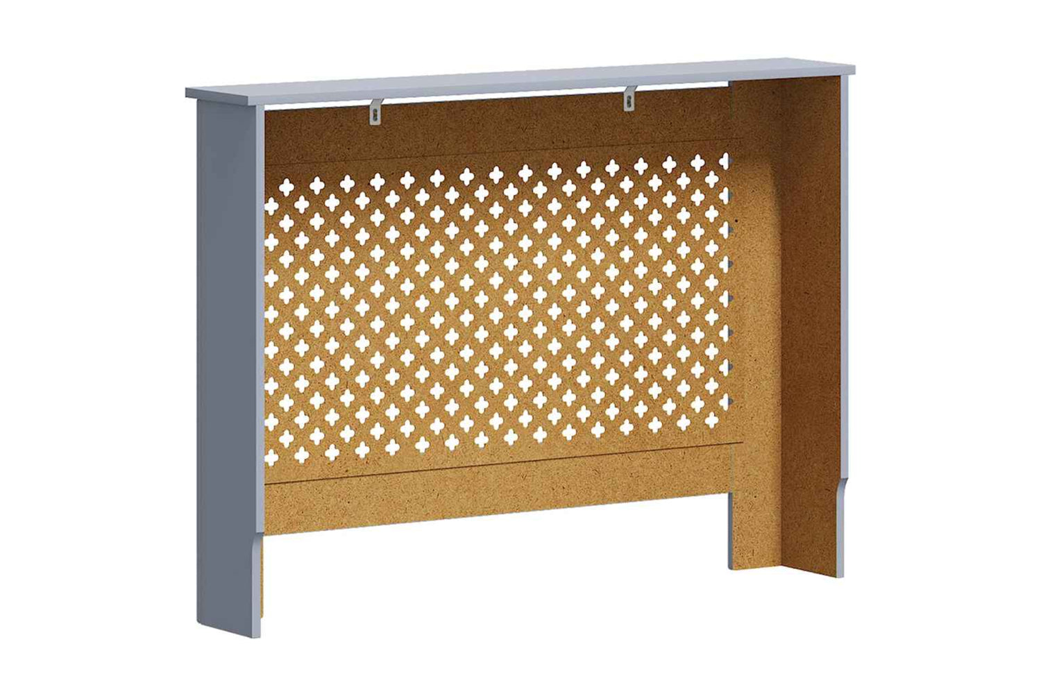vidaXL Radiator Cover Anthracite 112x19x81.5cm Mdf-5