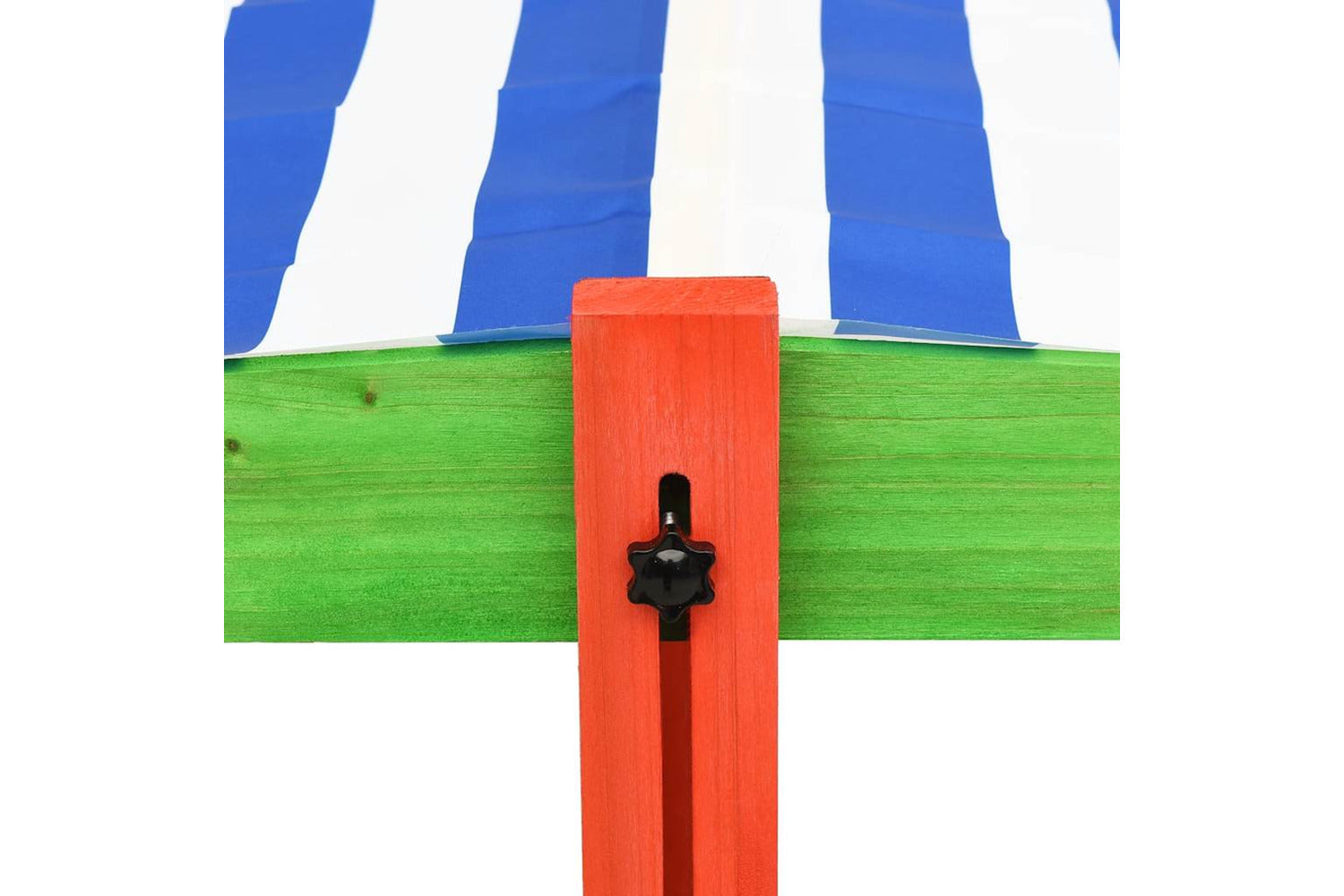 Vidaxl Sandbox With Adjustable Roof Fir Wood Multicolour Uv50-4