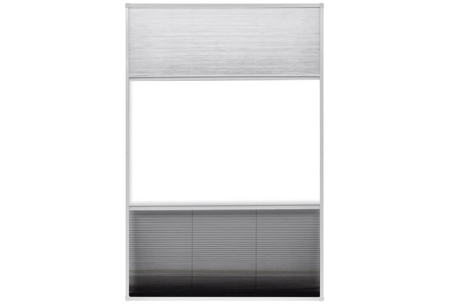 vidaXL 142617 Plisse Insect Screen For Windows Aluminium 80x120cm With Shade-4