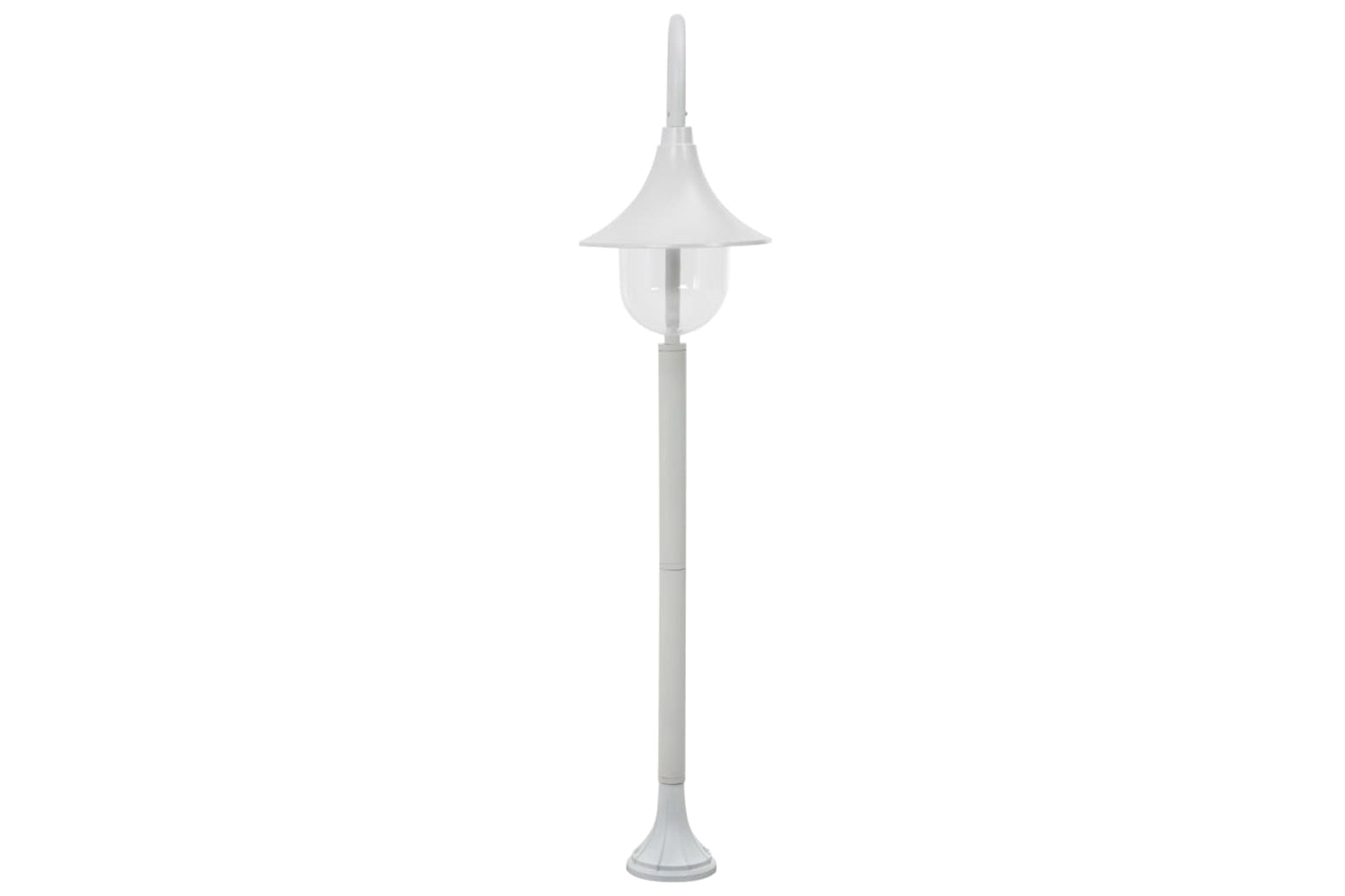 vidaXL 44210 Garden Post Light E27 120cm Aluminium White-2