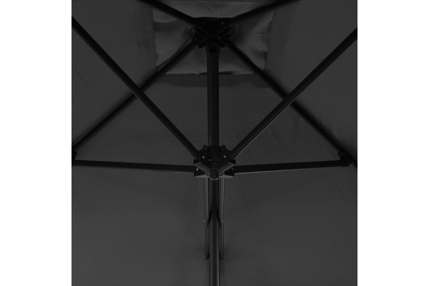 vidaXL 44887 Outdoor Parasol With Steel Pole 300cm Anthracite-6