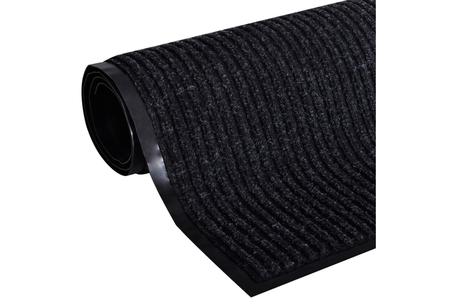 vidaXL 287665 Door Mat Black 120x220cm Pvc-2