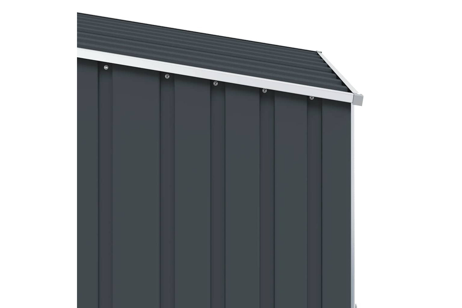 vidaXL 46291 Garden Shed Anthracite 87x98x159cm Galvanised Steel-7